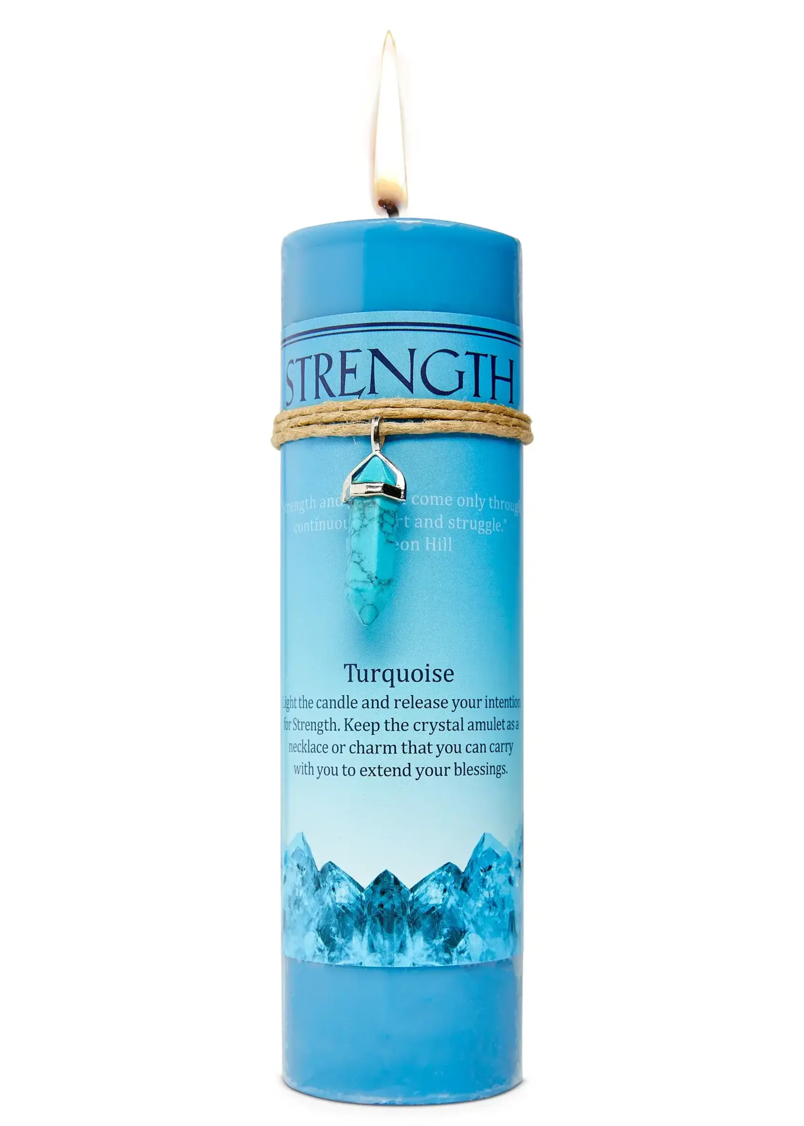Earths Elements Pillar Candles With Pendant