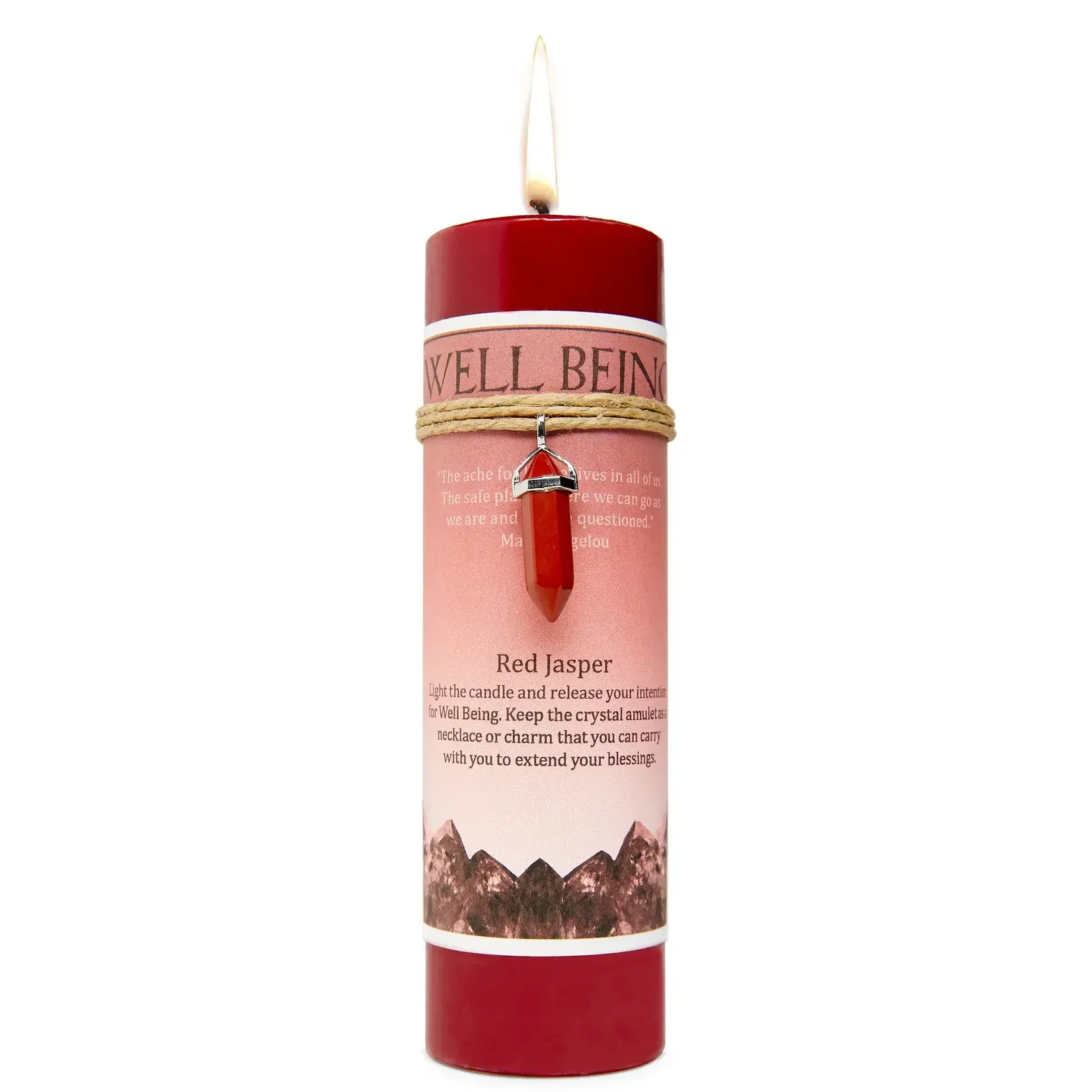 Earths Elements Pillar Candles With Pendant
