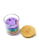 Earths Elements Crystal Candle Chakra