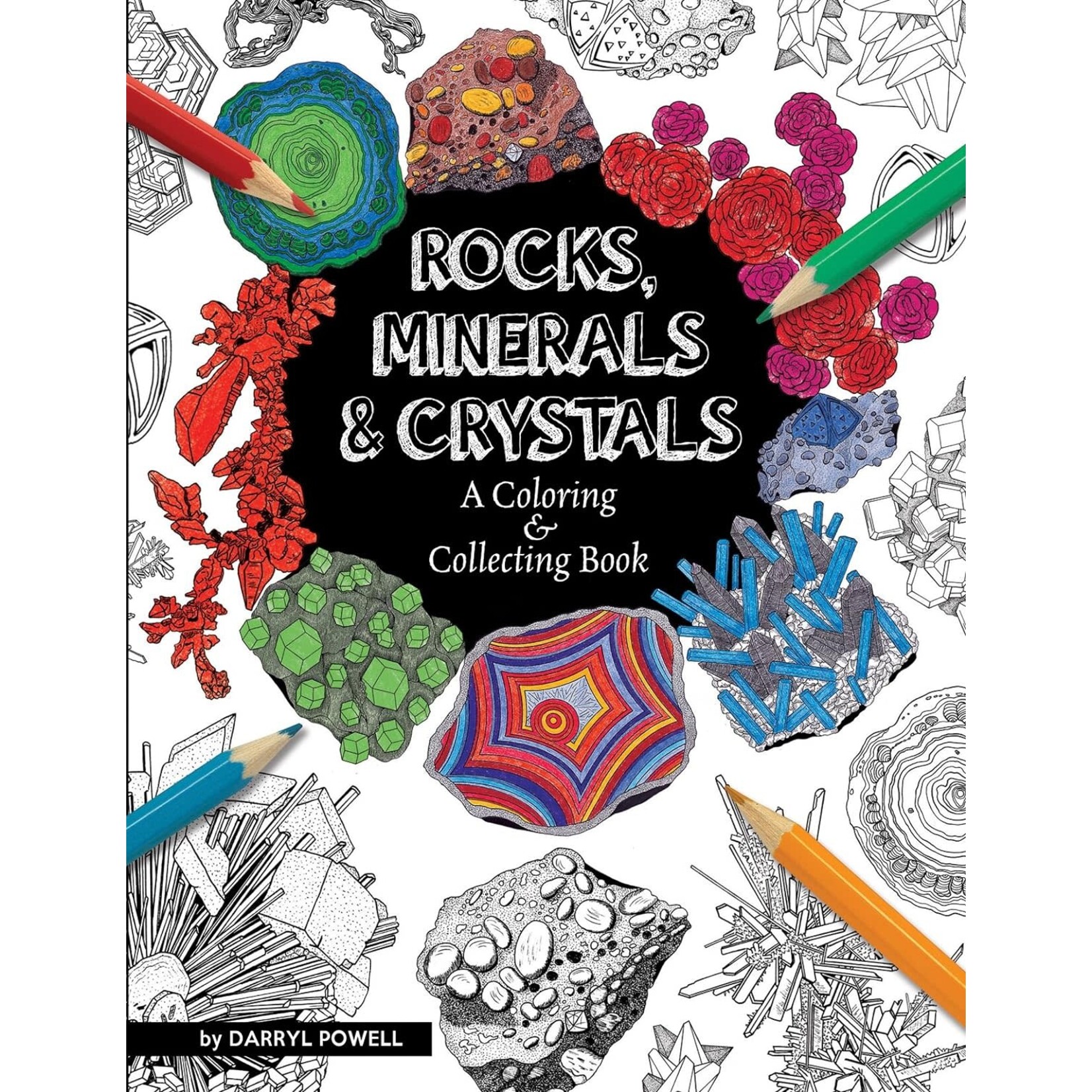 Rocks, Minerals, & Crystals Coloring book