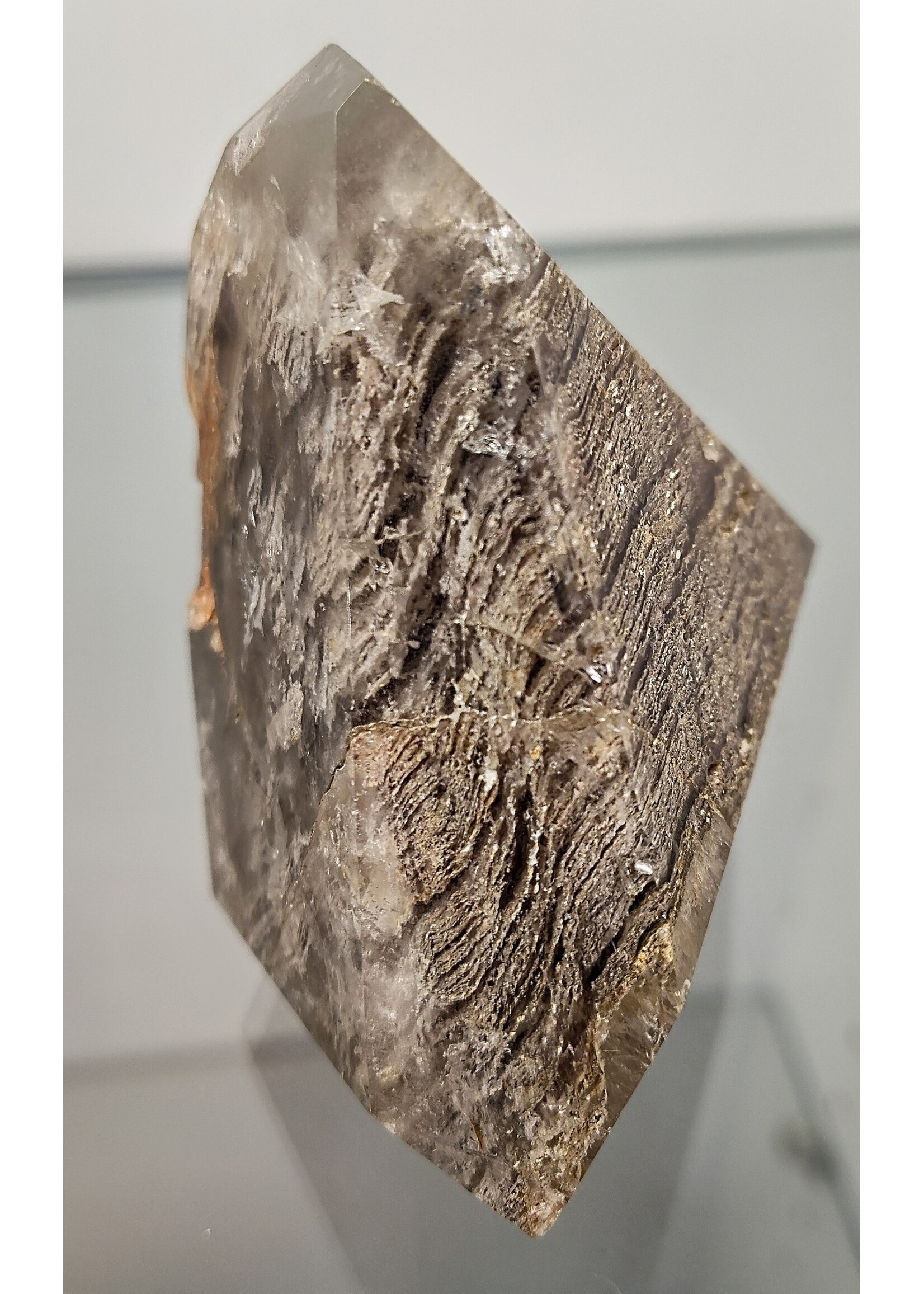Quartz With Stacked Silk Phantom