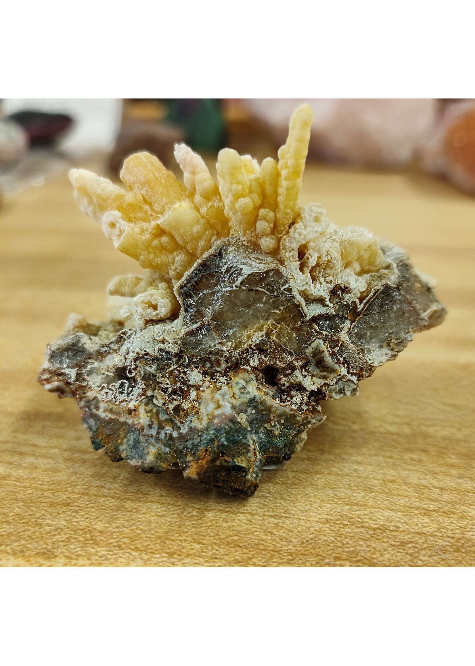 Pseudomorph After Calcite &  Quartz