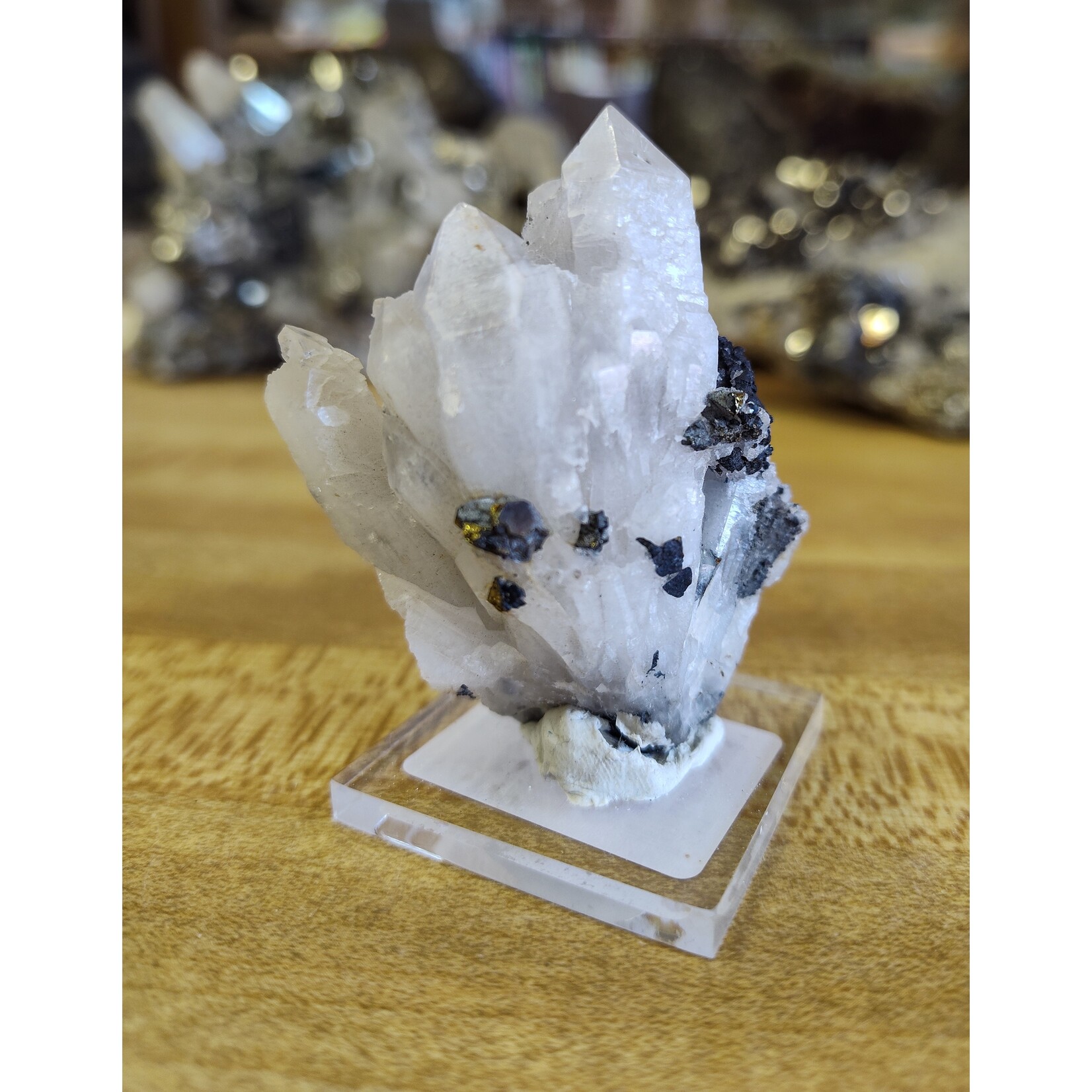 Quartz, Pyrite & Sphalerite