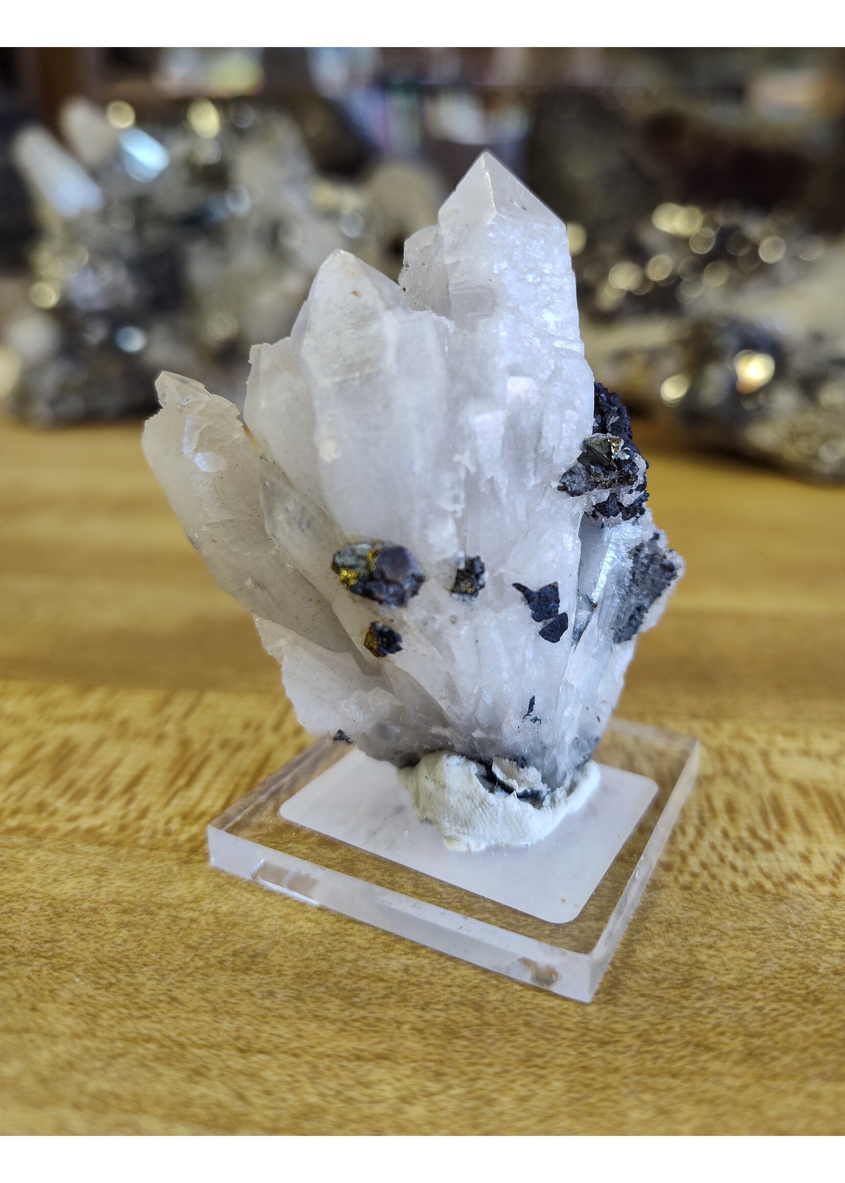Quartz, Pyrite & Sphalerite