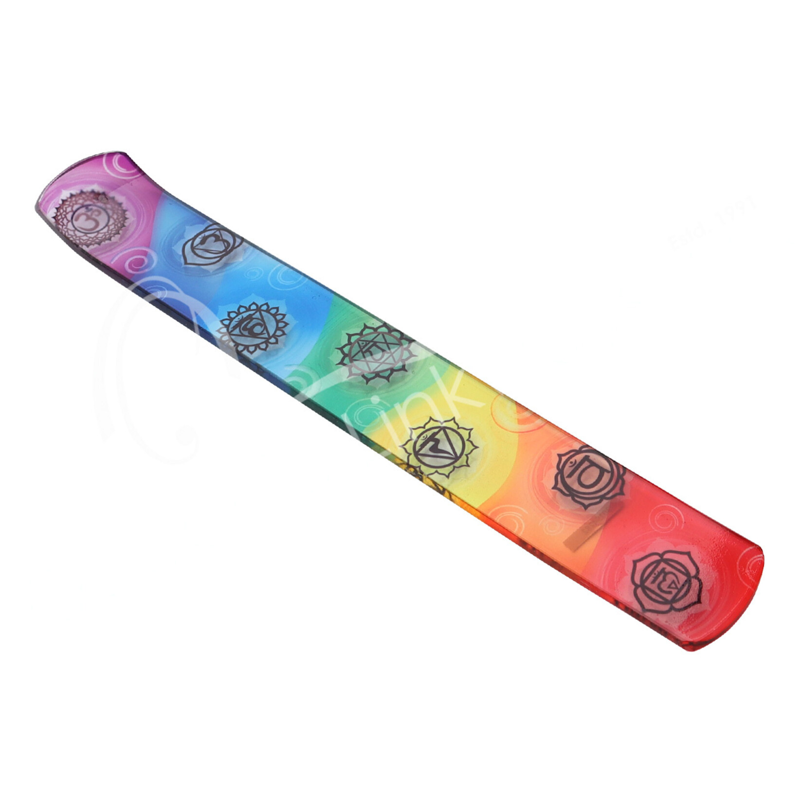Glass Incense Holder - Chakra