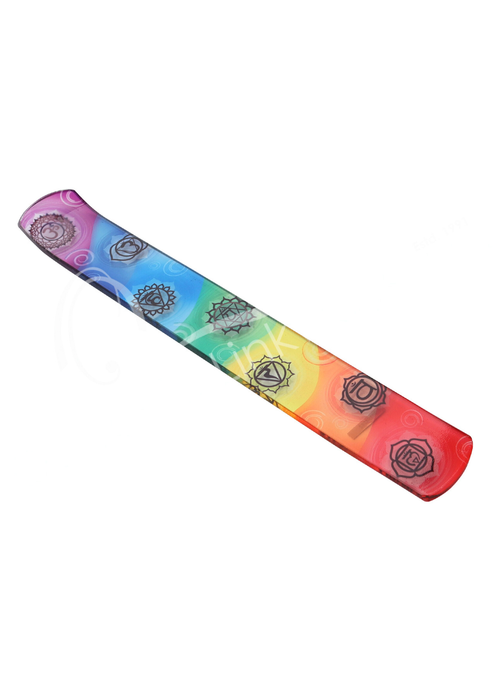 Glass Incense Holder - Chakra