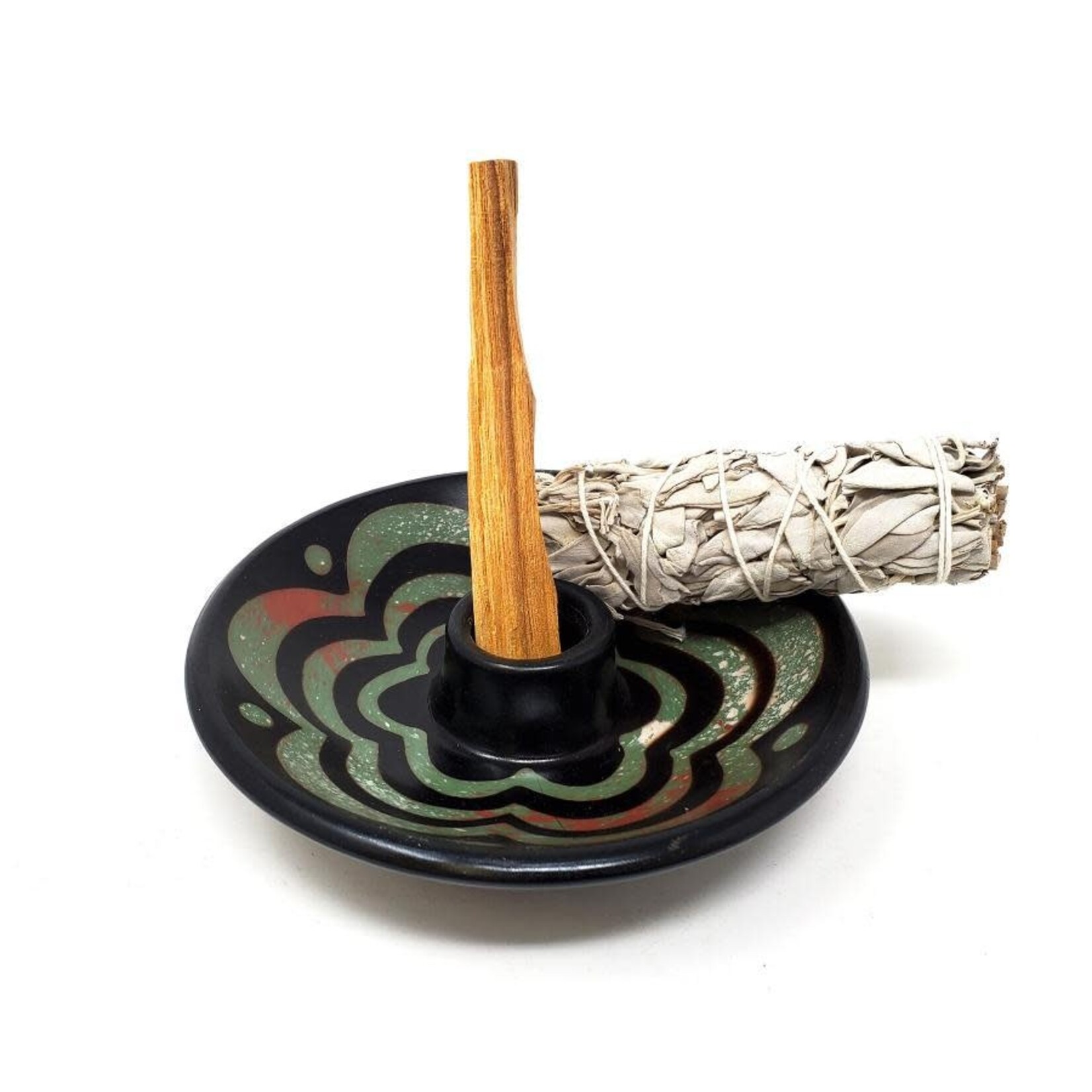 Peruvian Ceramic Burner Handmade - #9