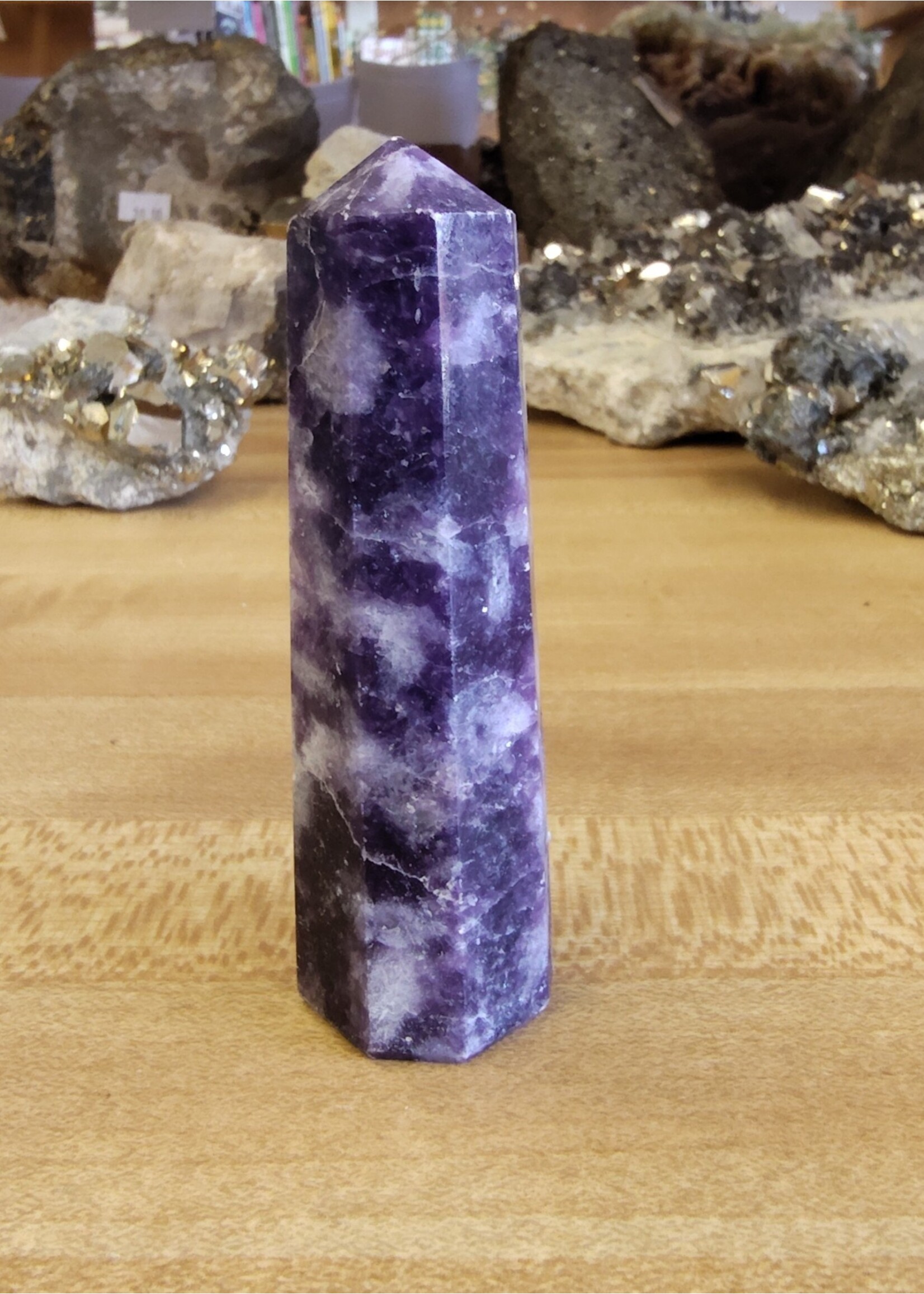 Lepidolite Points $15.95