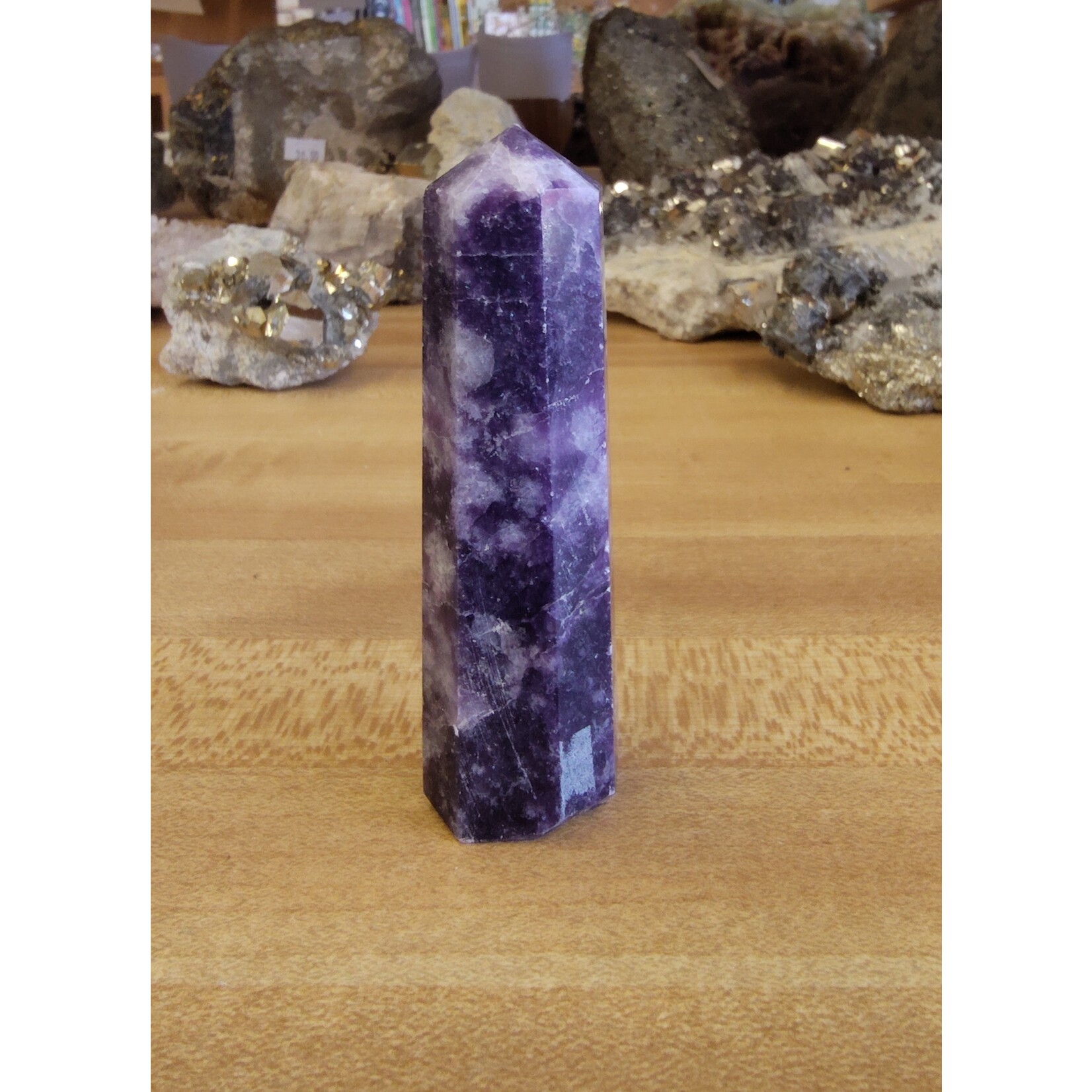 Lepidolite Points $15.95