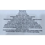 Month Stone Bags - January