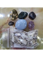 Month Stone Bags - February