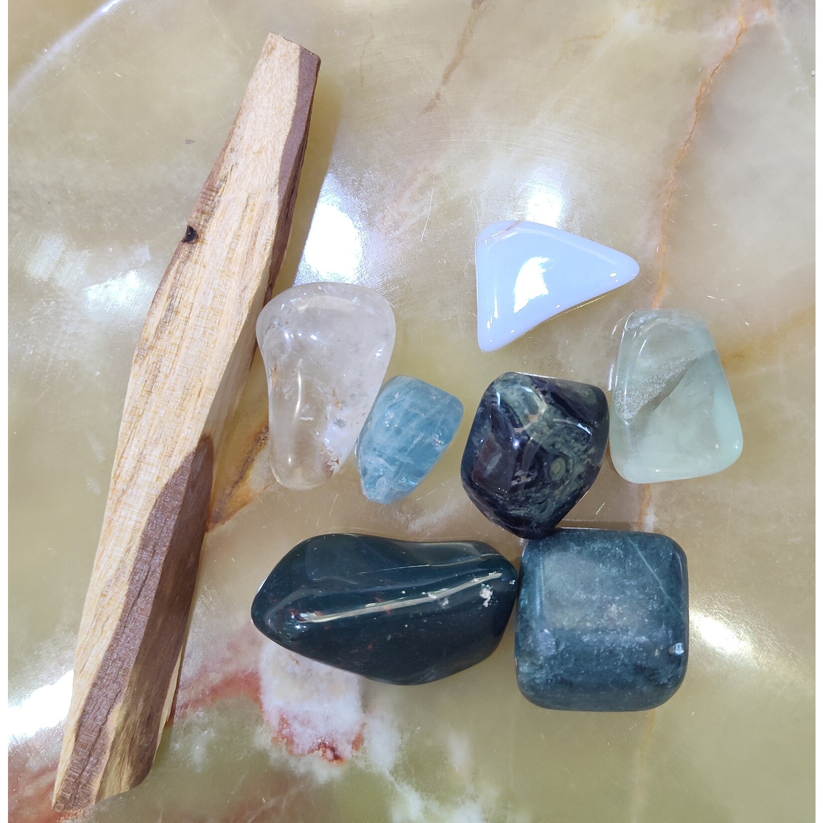 Month Stone Bags - March