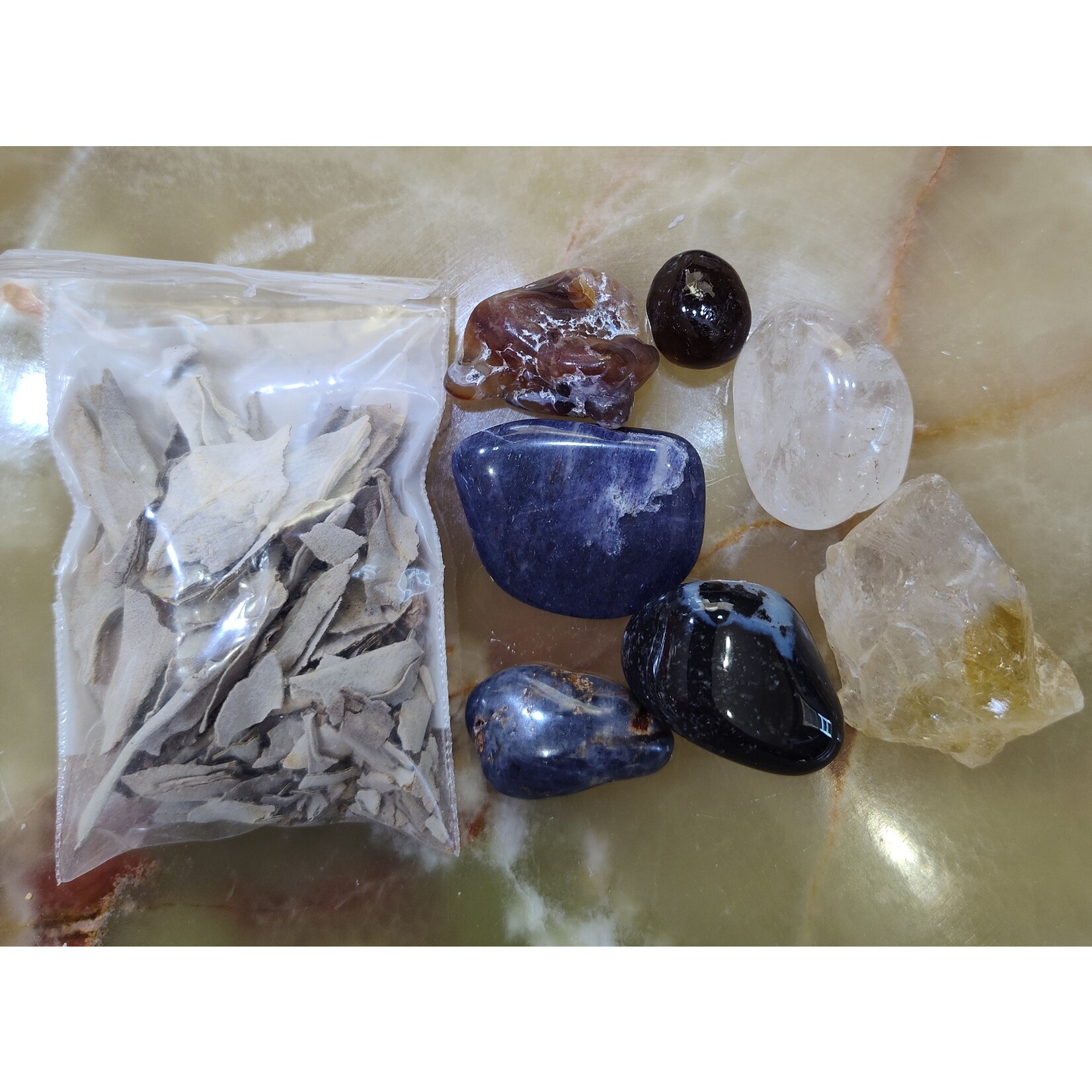 Month Stone Bags - April