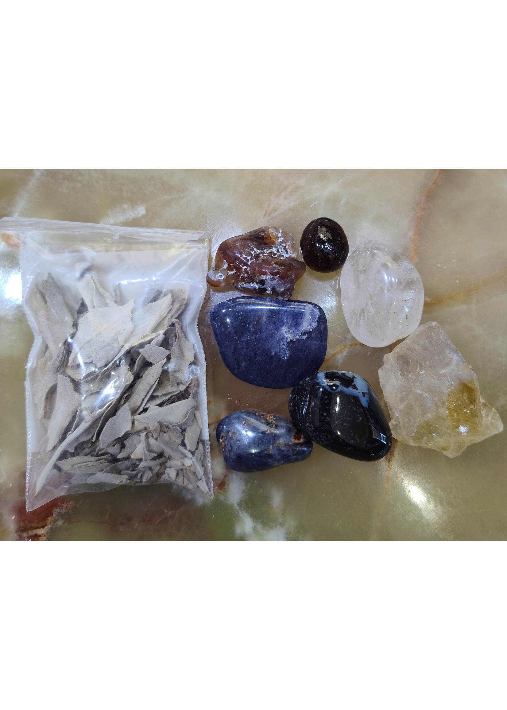 Month Stone Bags - April