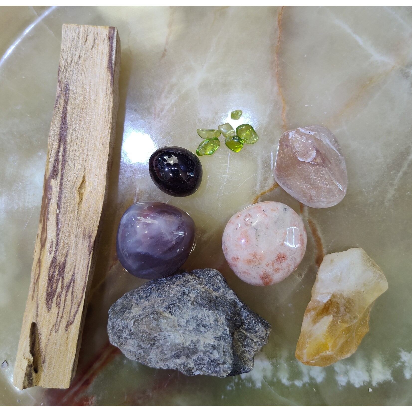 Month Stone Bags - August