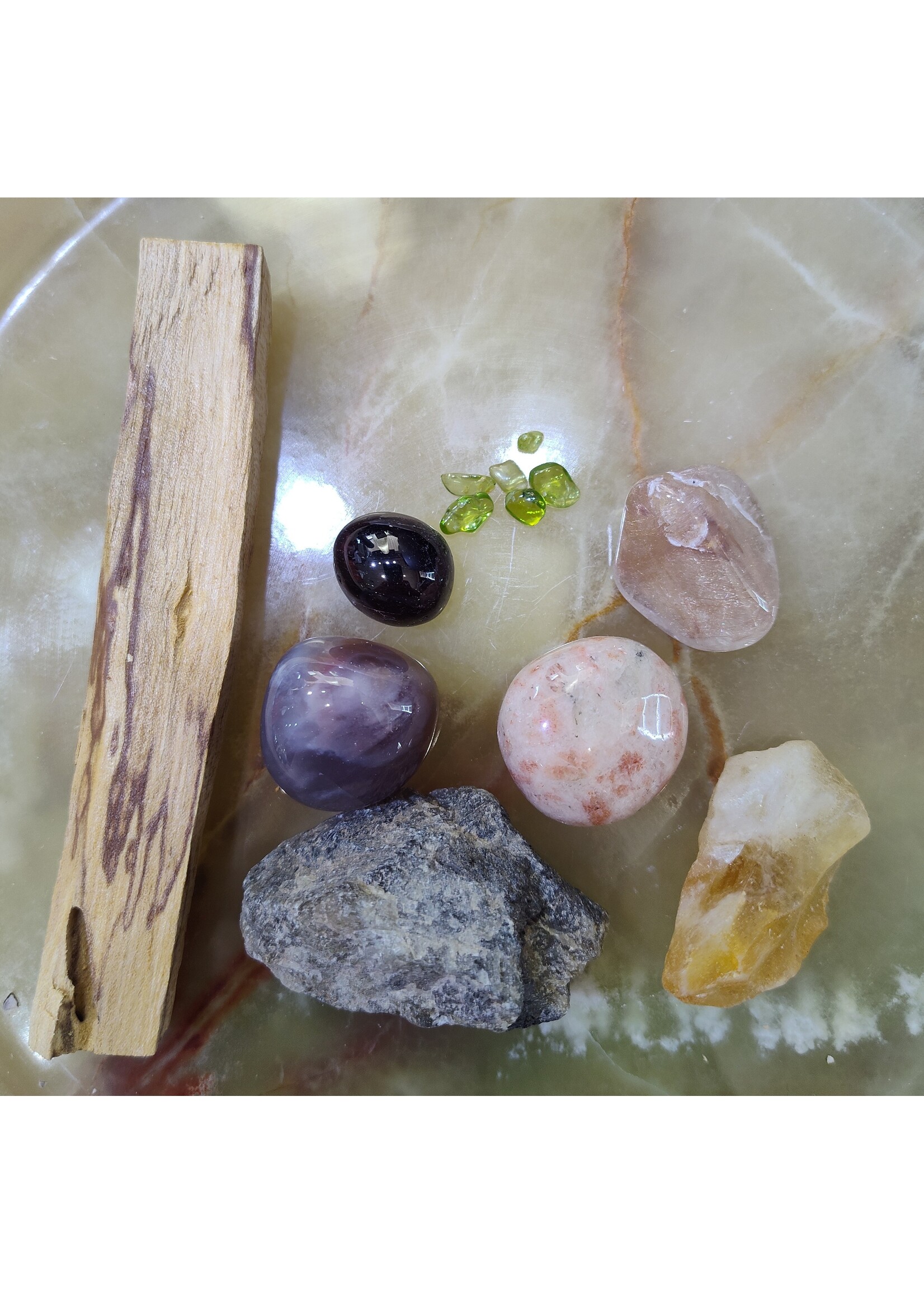 Month Stone Bags - August