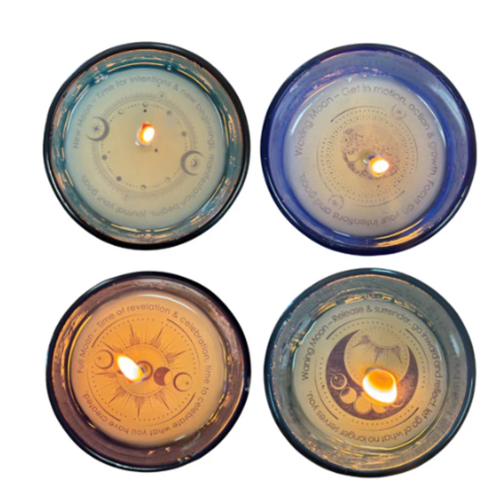 Moon Phase Candle Set