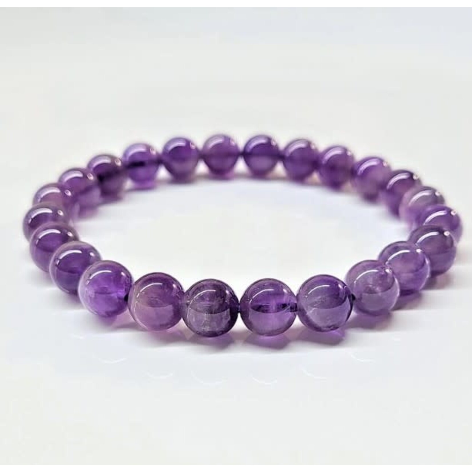 Amethyst (8mm Bracelet)