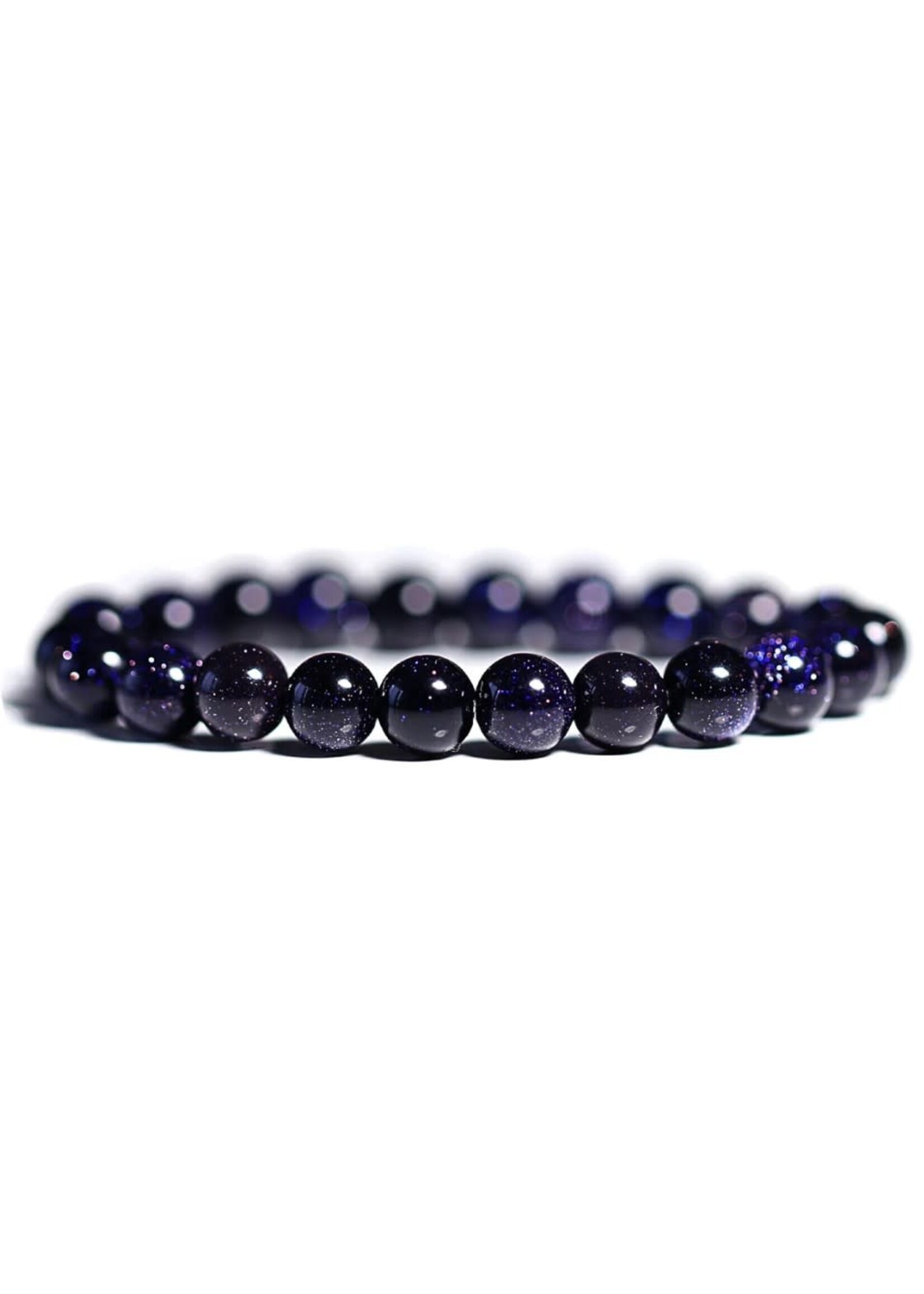 Blue Goldstone (8mm  Bracelet)