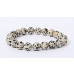 Jasper Dalmation (8mm Bracelet)