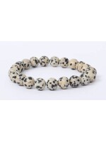 Jasper Dalmation (8mm Bracelet)