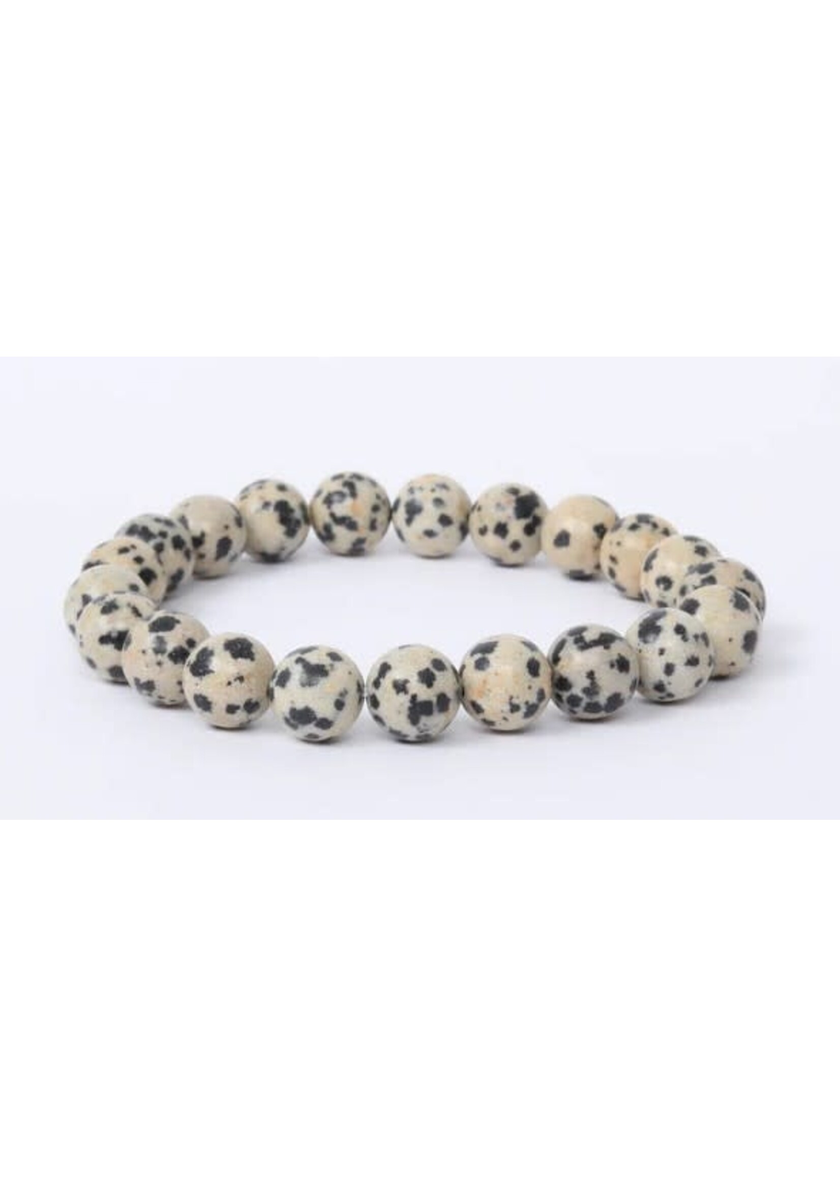 Jasper Dalmation (8mm Bracelet)