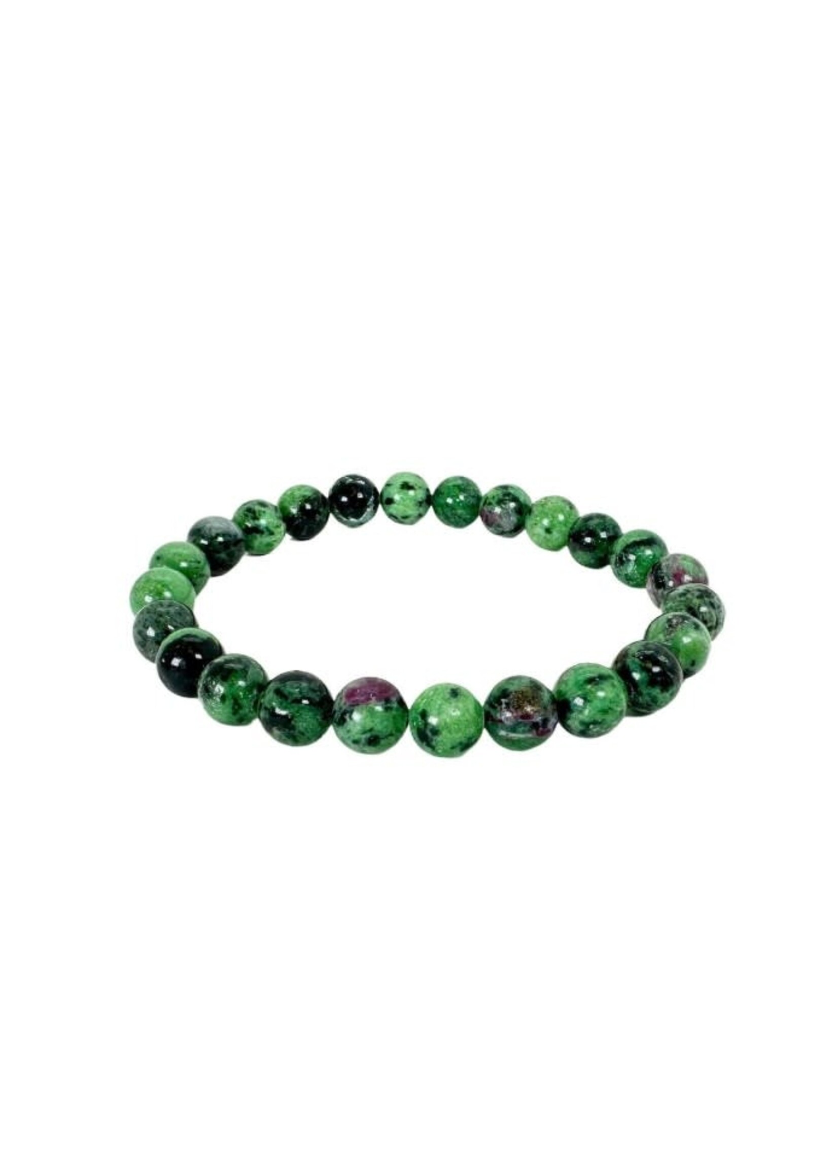 Ruby & Zoisite (8mm Bracelet)