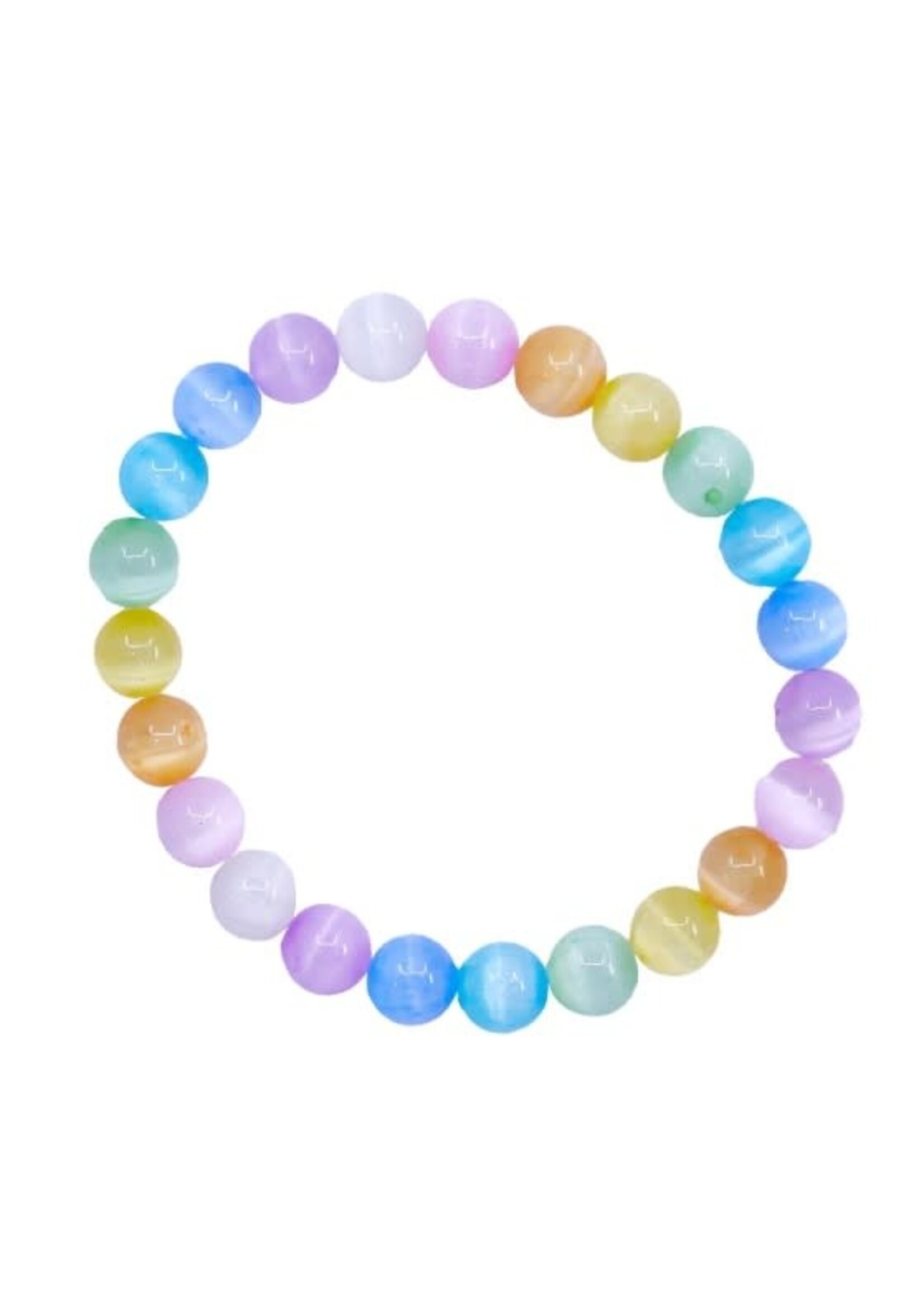 Rainbow Selenite (8mm Bracelet)