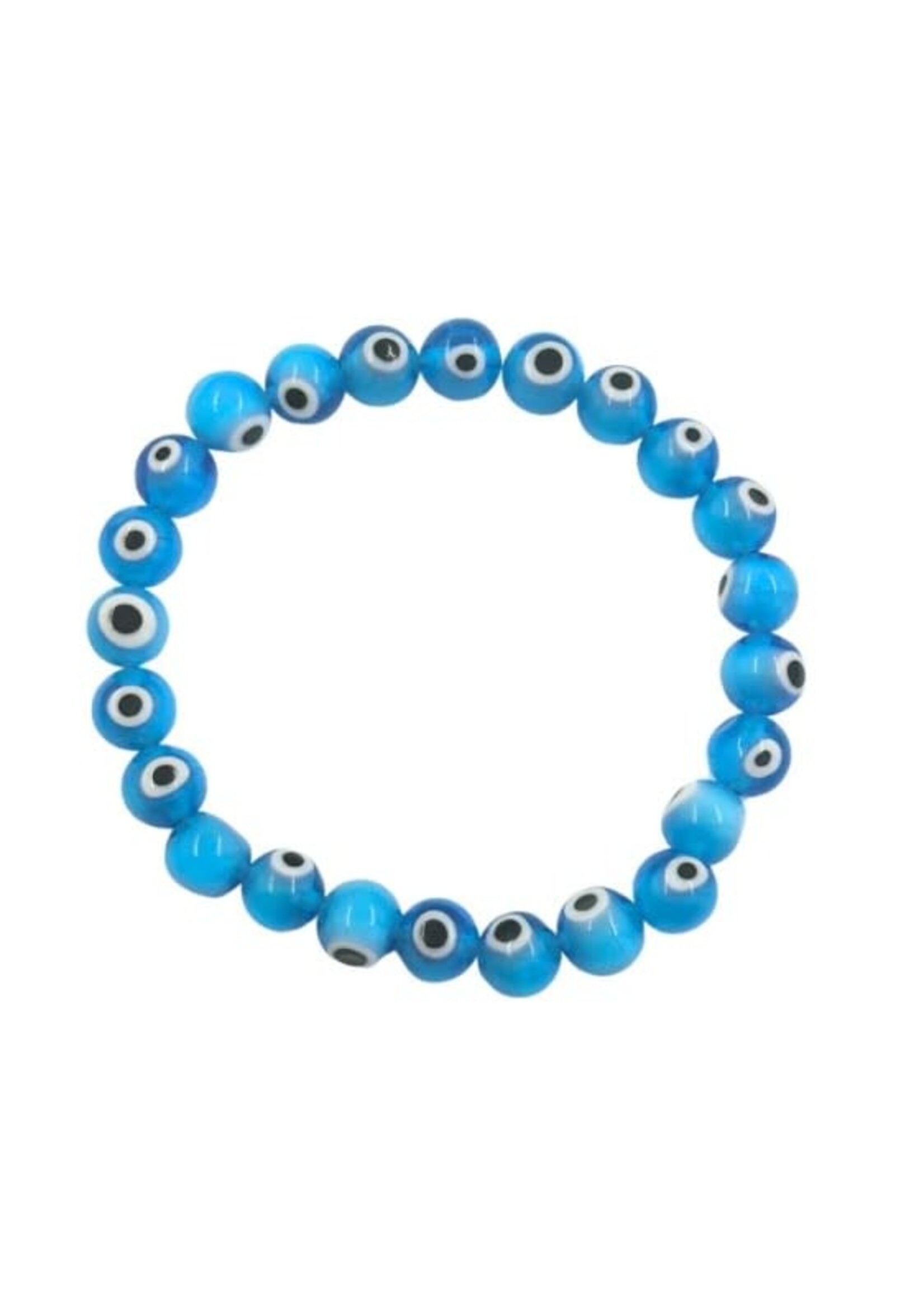 Evil Eye Bracelet - Light Blue