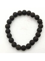 Lava Stone (Beads Bracelet) - 8mm