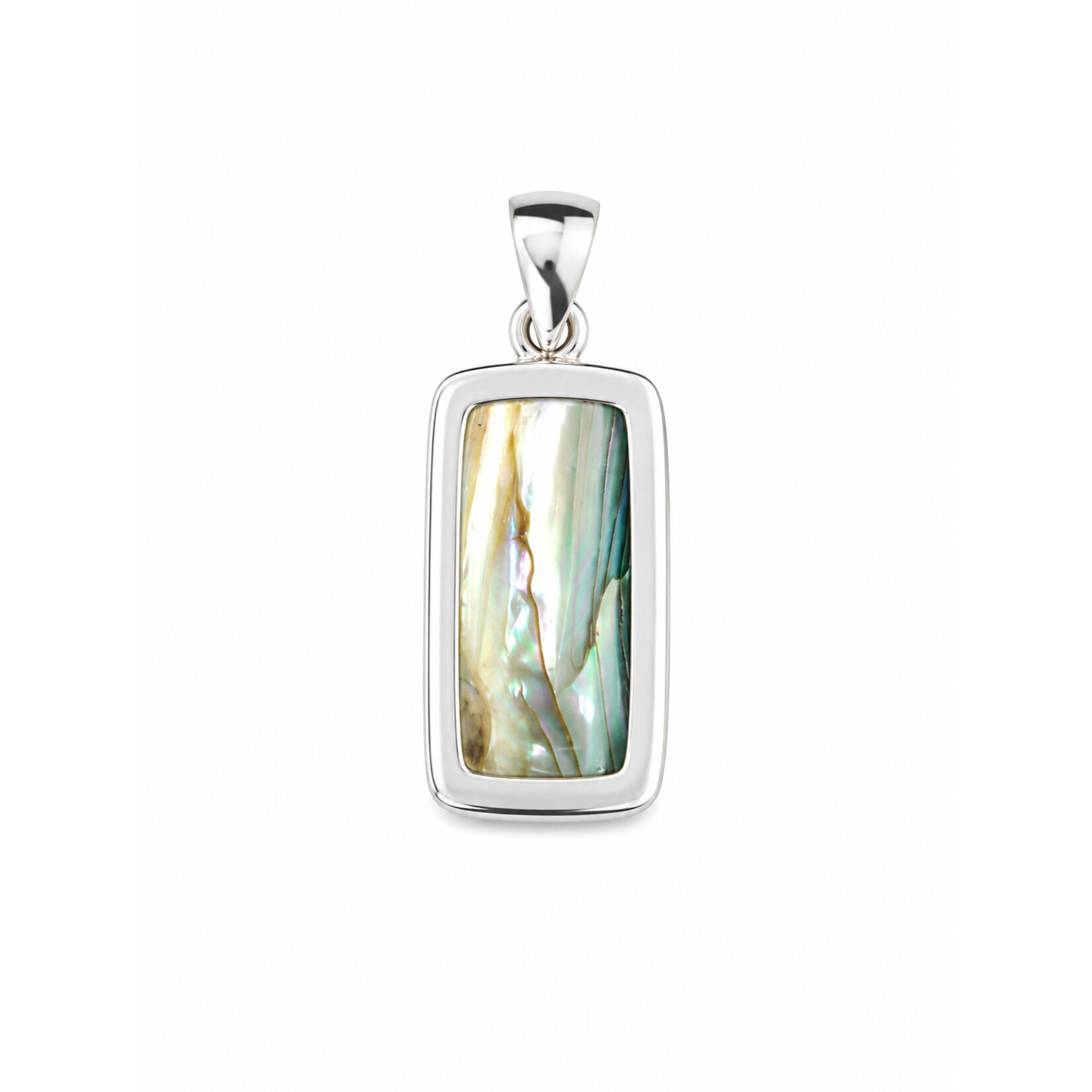 SS Abalone Pendant