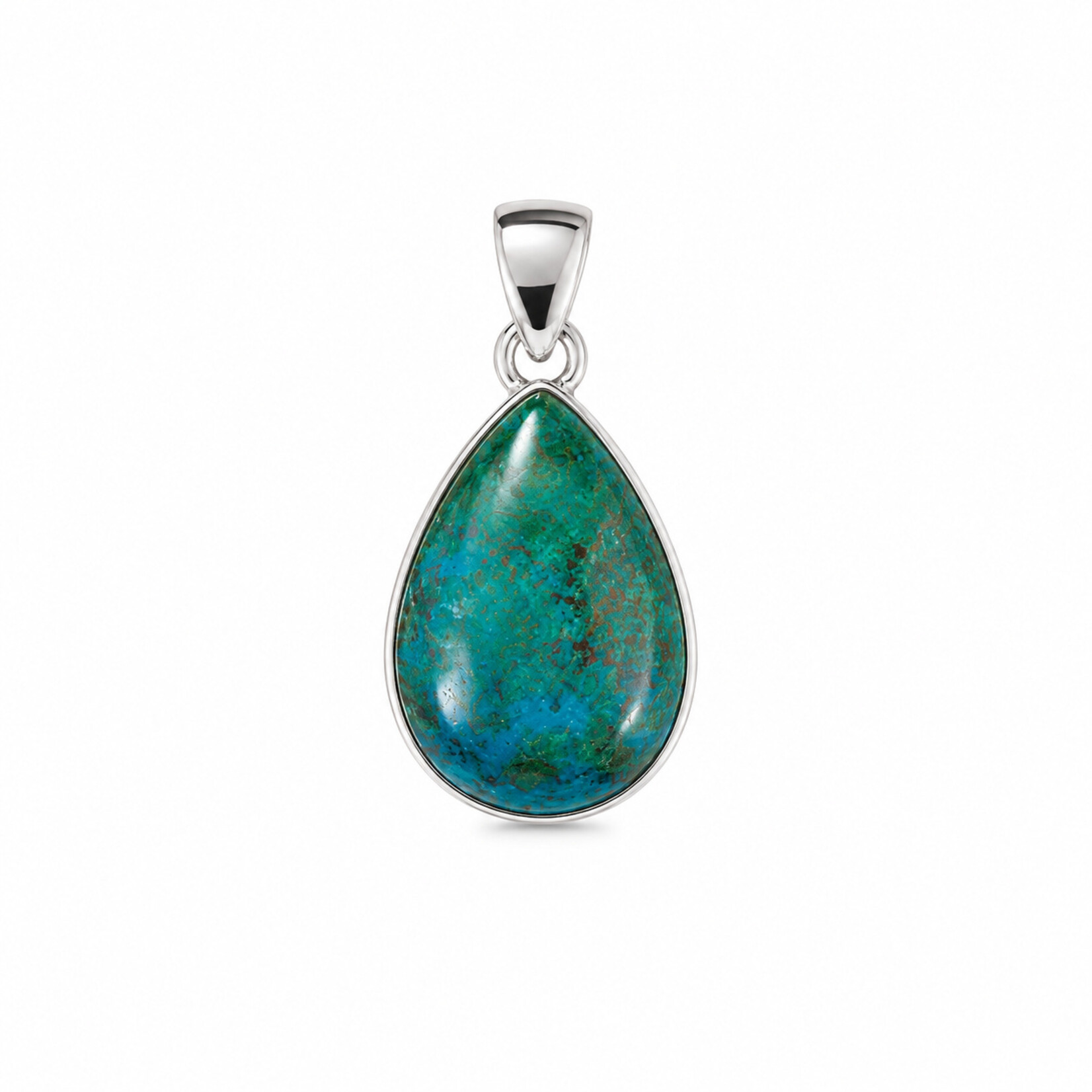 SS Chrysocolla Pendant