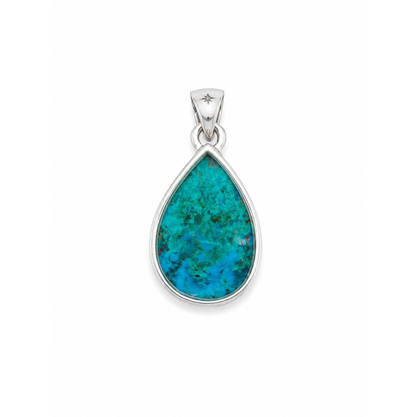 SS Chrysocolla Pendant
