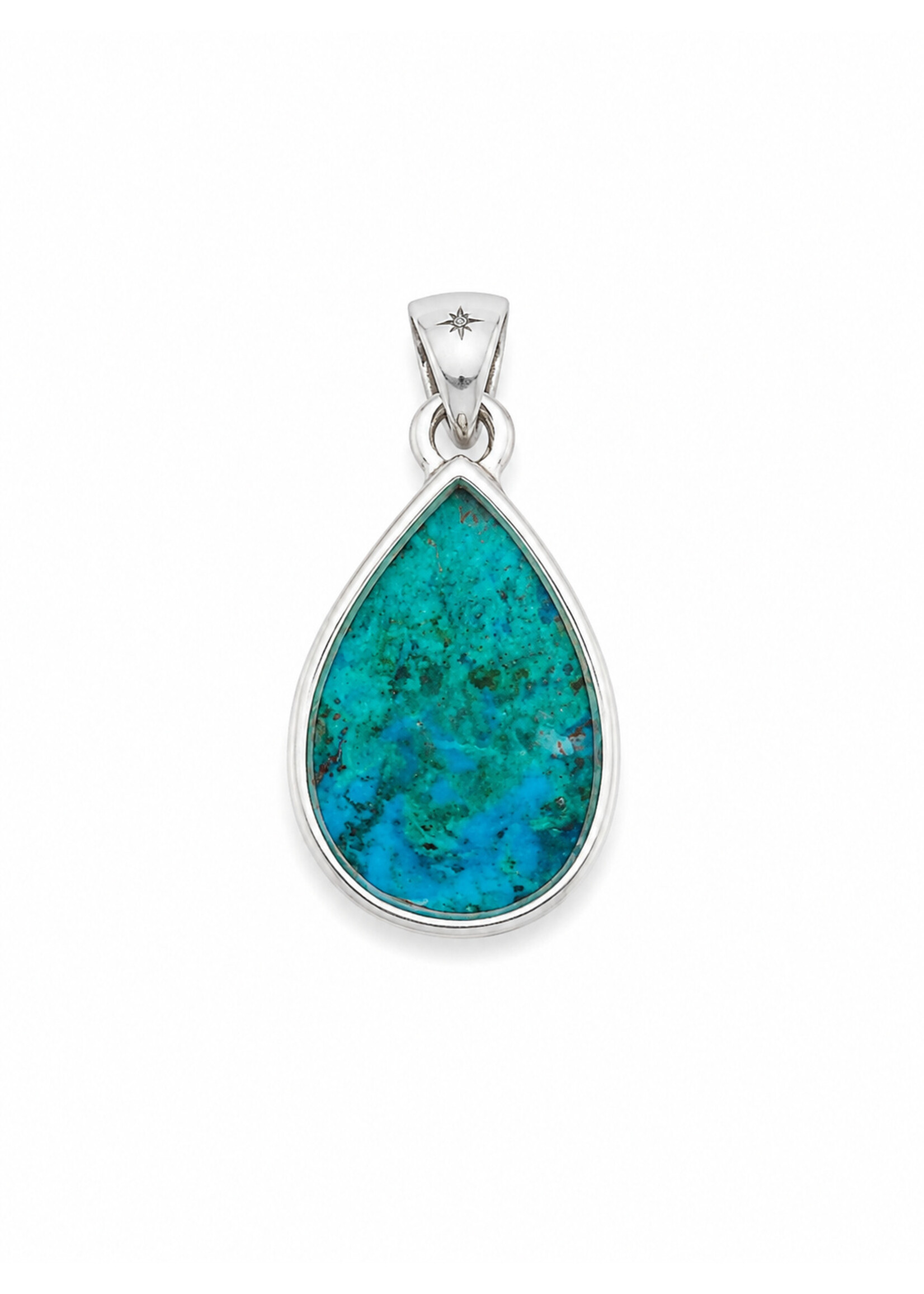 SS Chrysocolla Pendant
