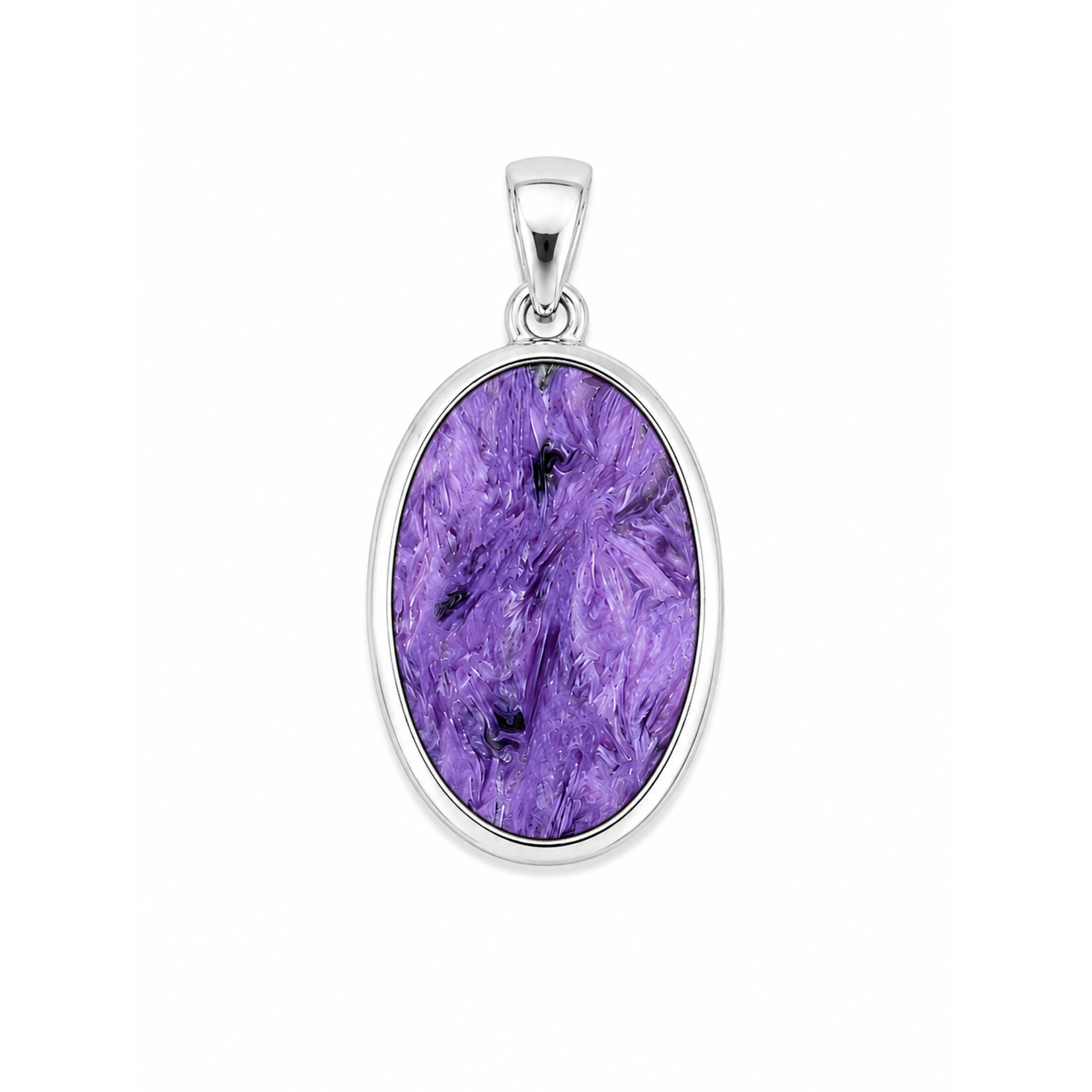 SS Charoite Pendant