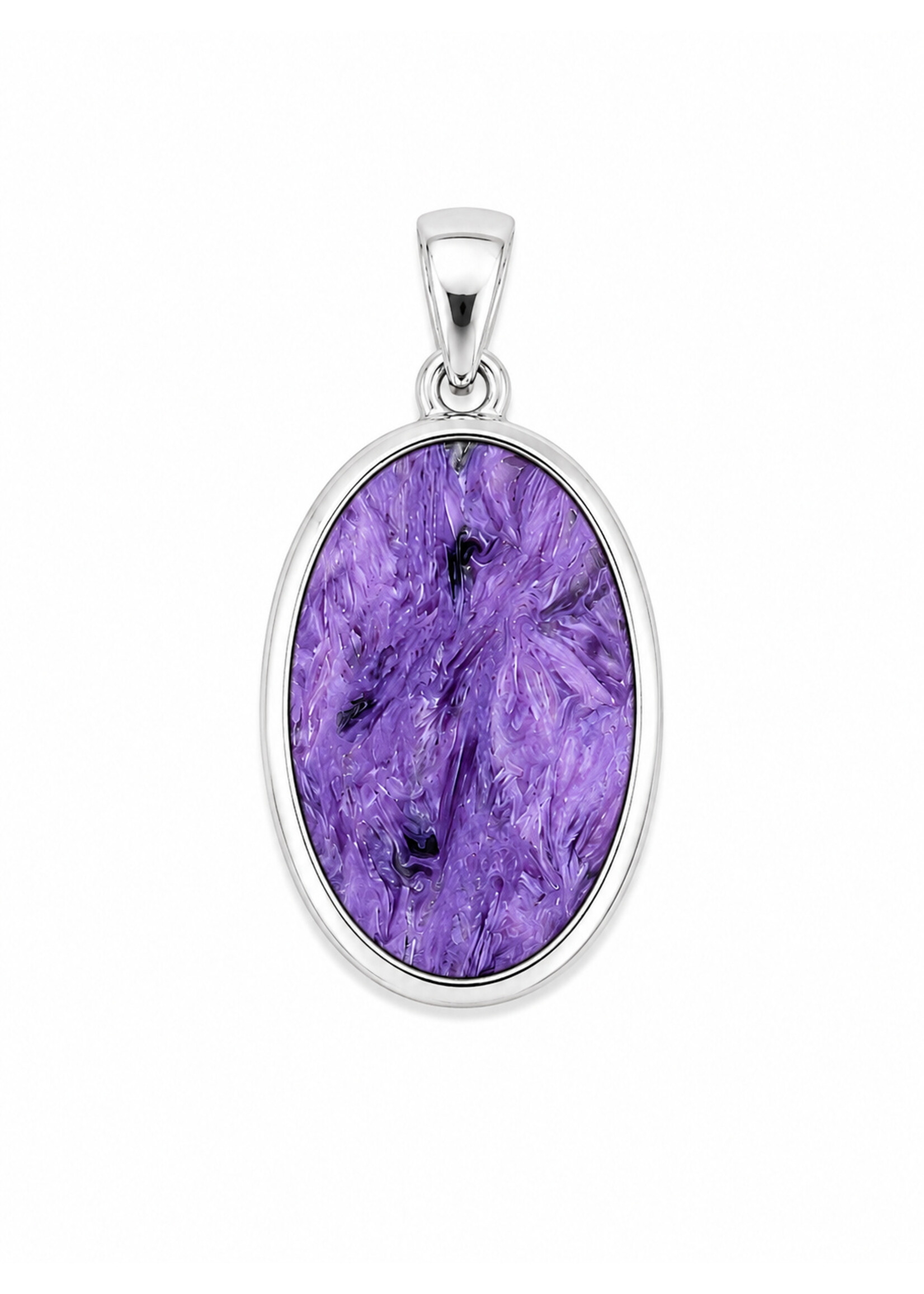 SS Charoite Pendant