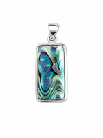 SS Abalone Pendant