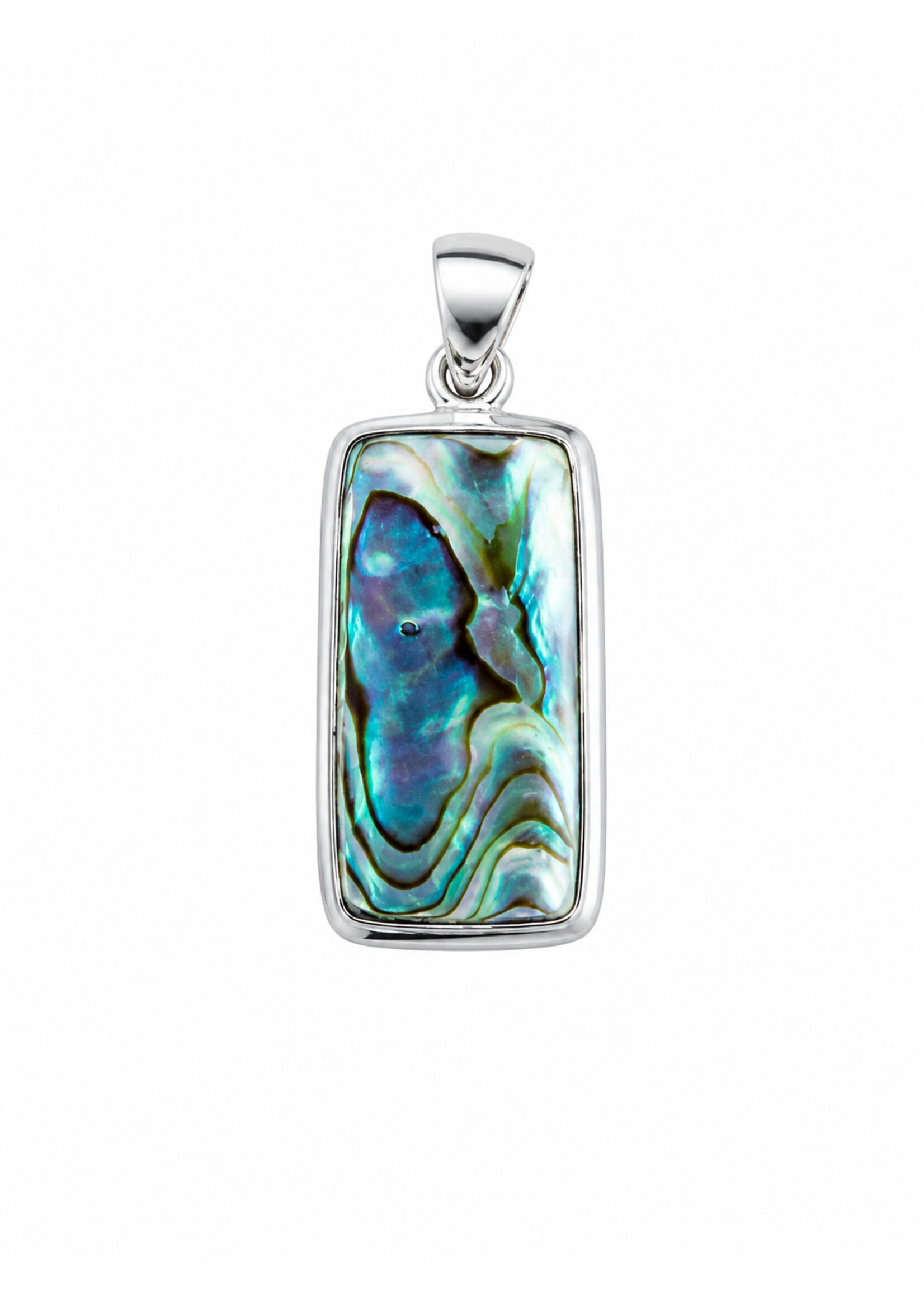 SS Abalone Pendant