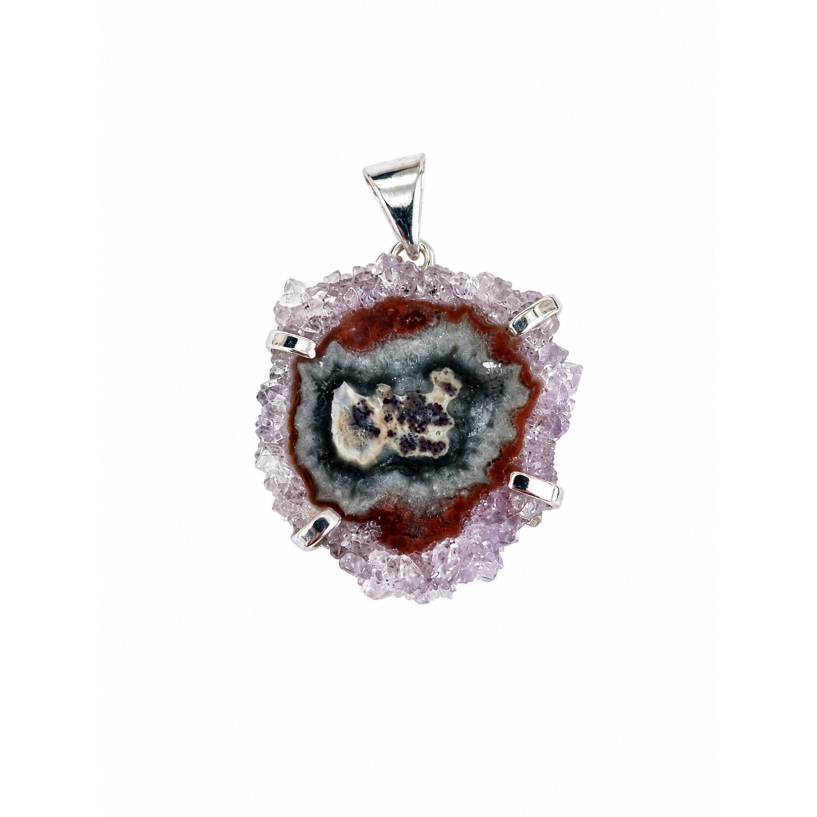 SS Amethyst Stalactite Pendant