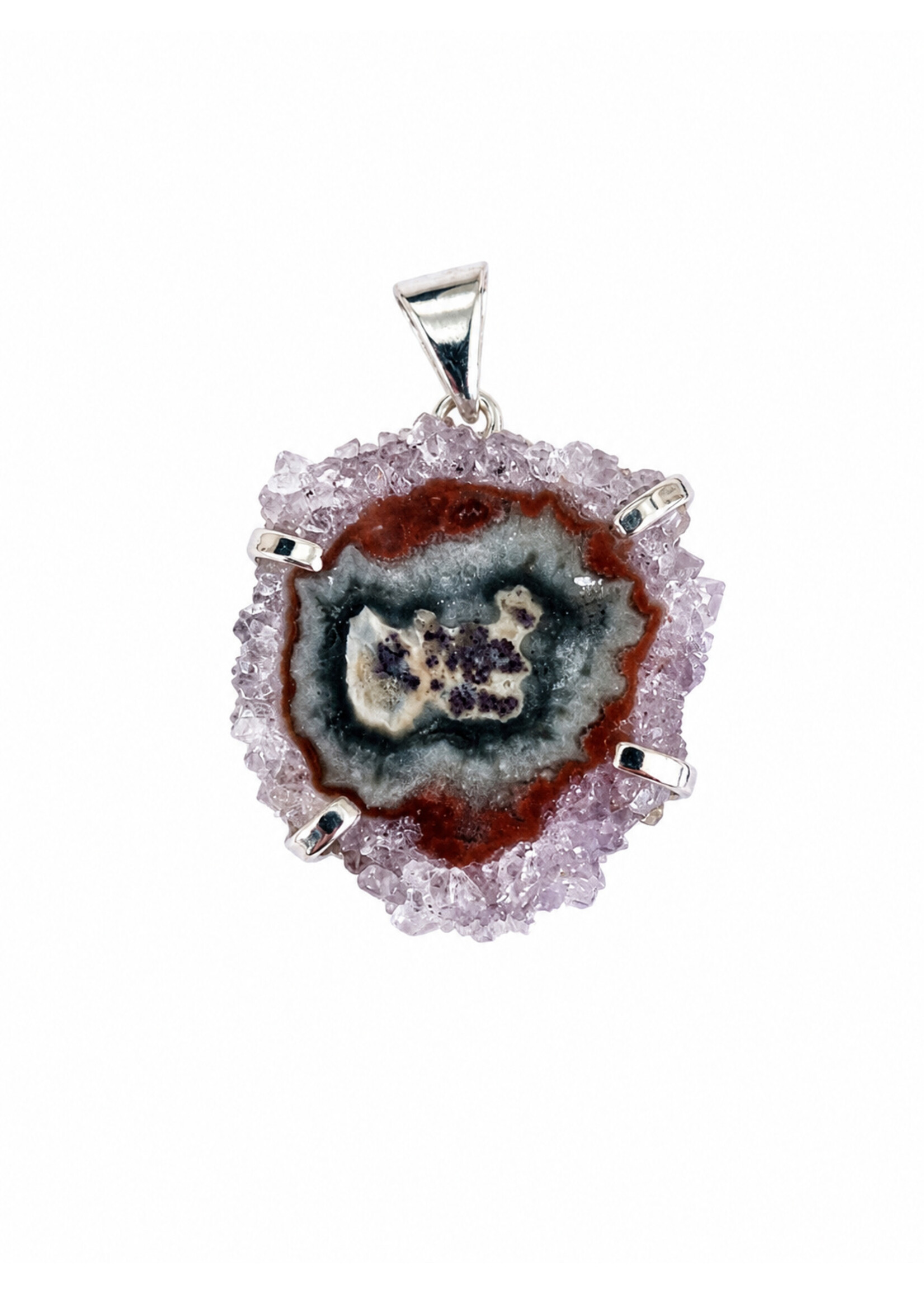 SS Amethyst Stalactite Pendant