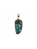 SS Boulder Opal Pendant