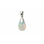 SS Opal  Pendant