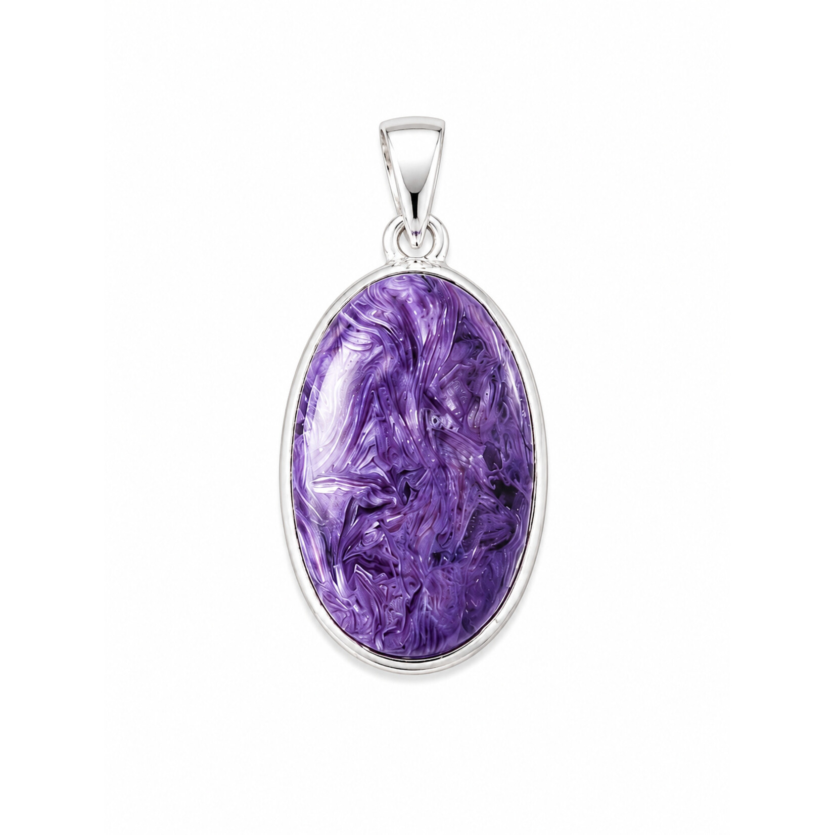 SS Charoite Pendant