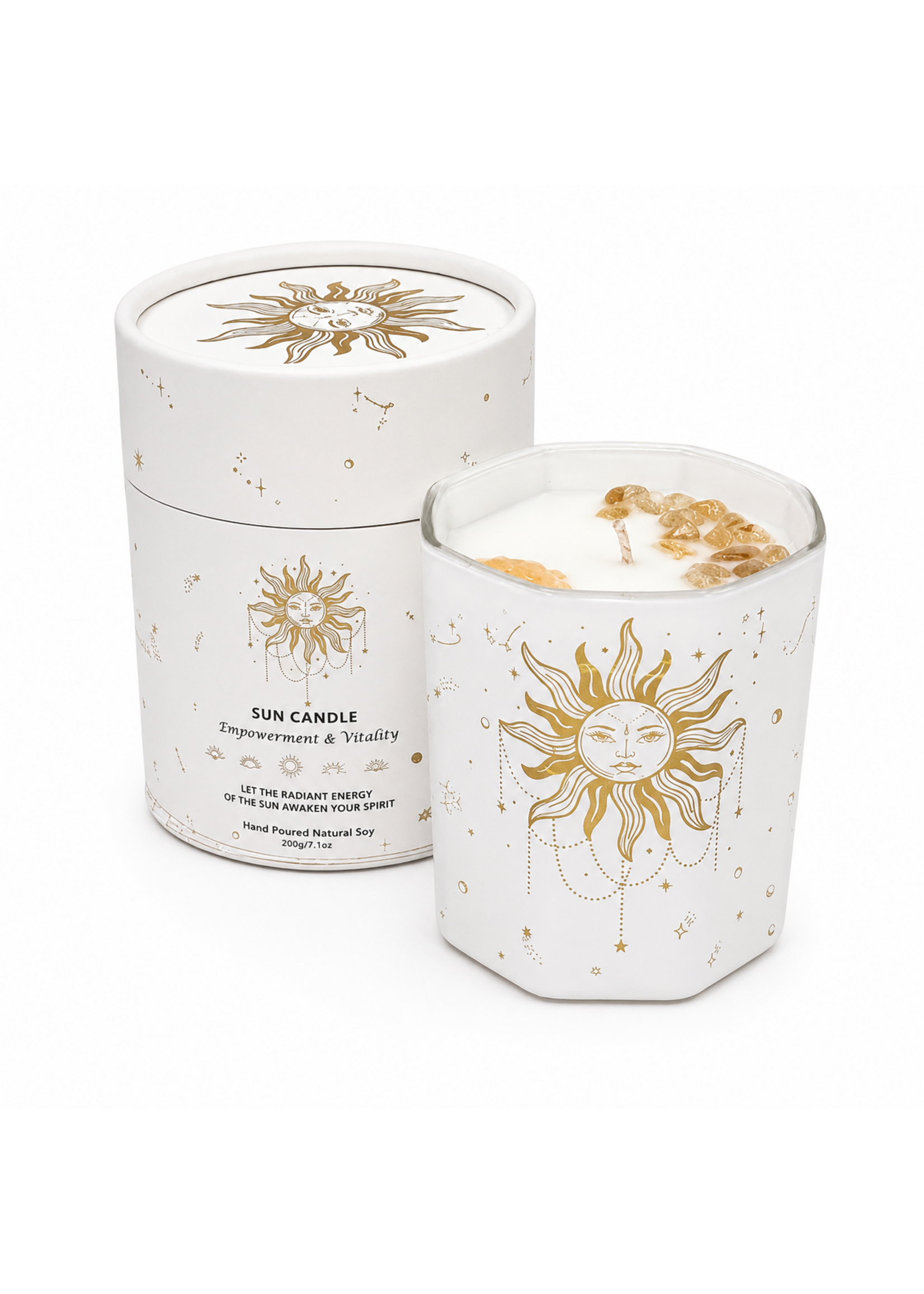 Gemstone Candle - Sun