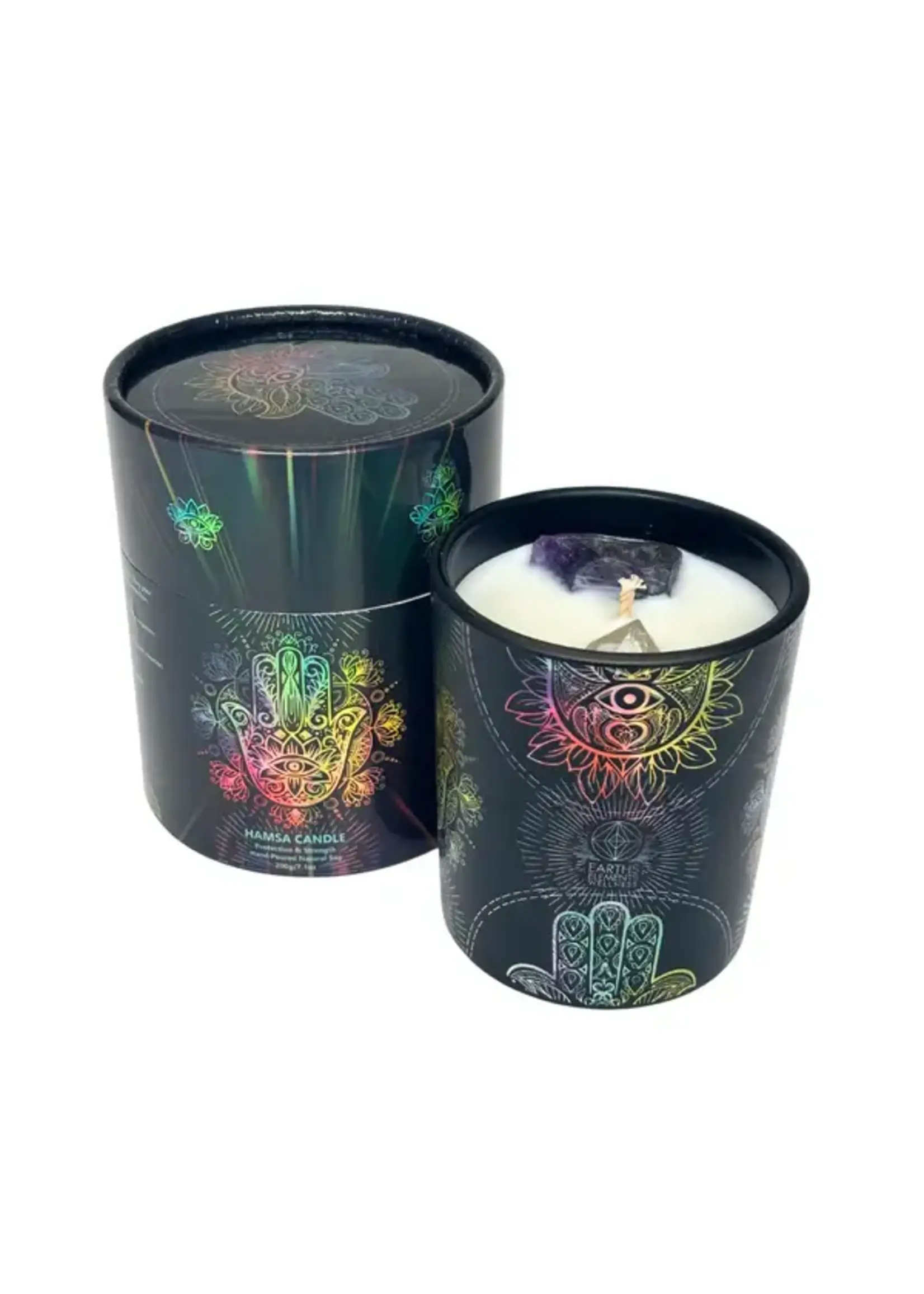 Hamsa Candle