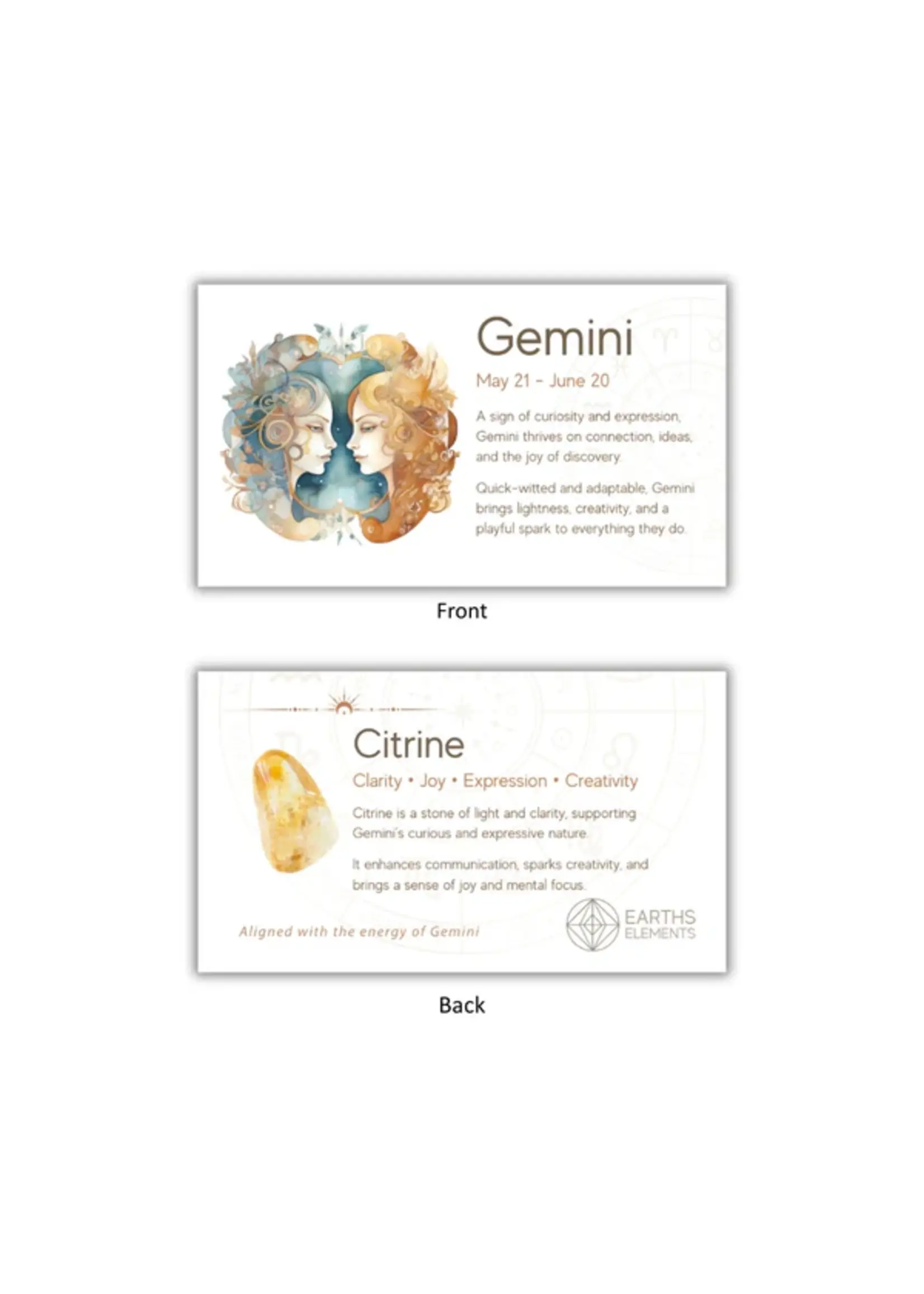 Zodiac Candle Set Gemini