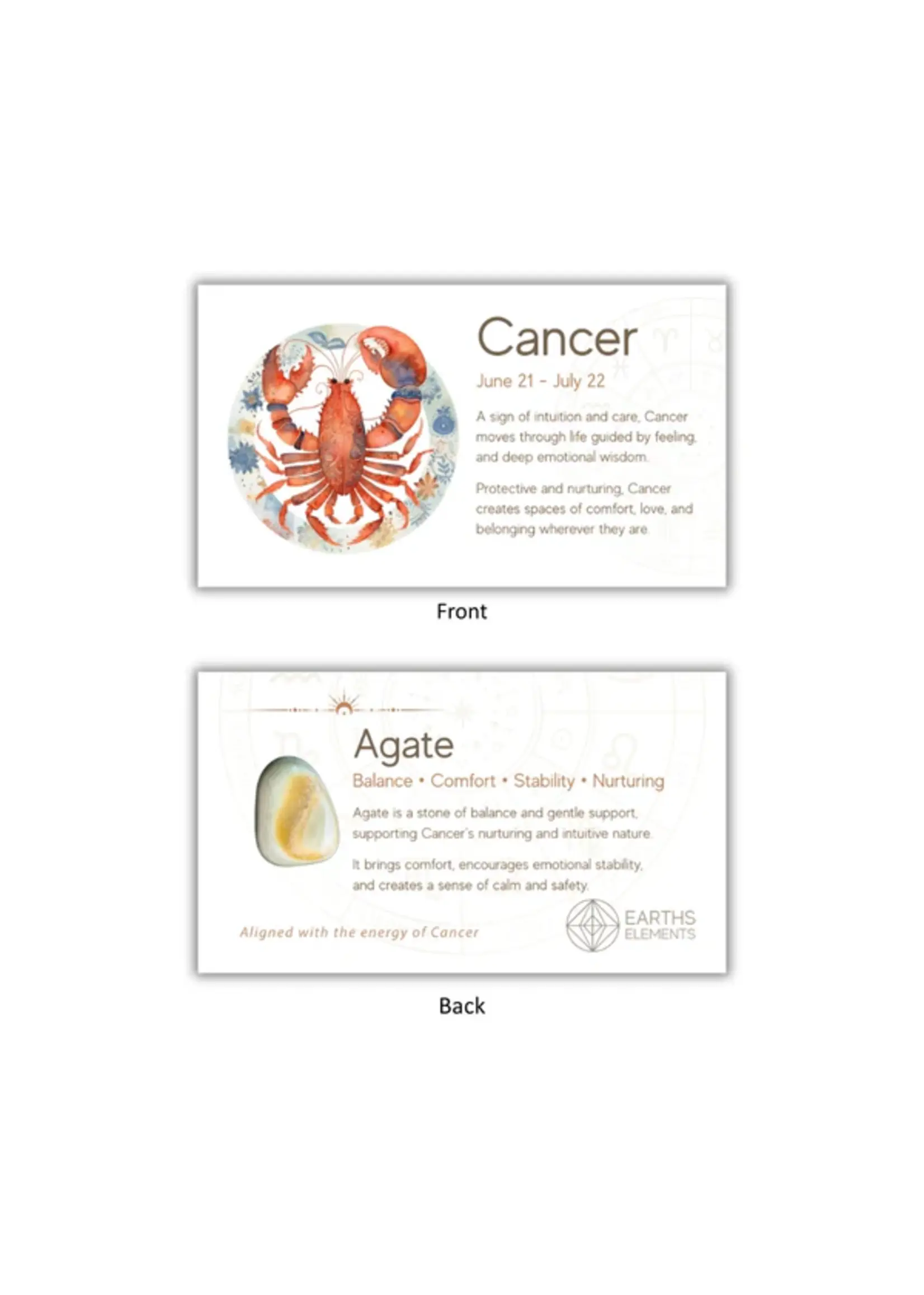 Zodiac Candle Set Cancer