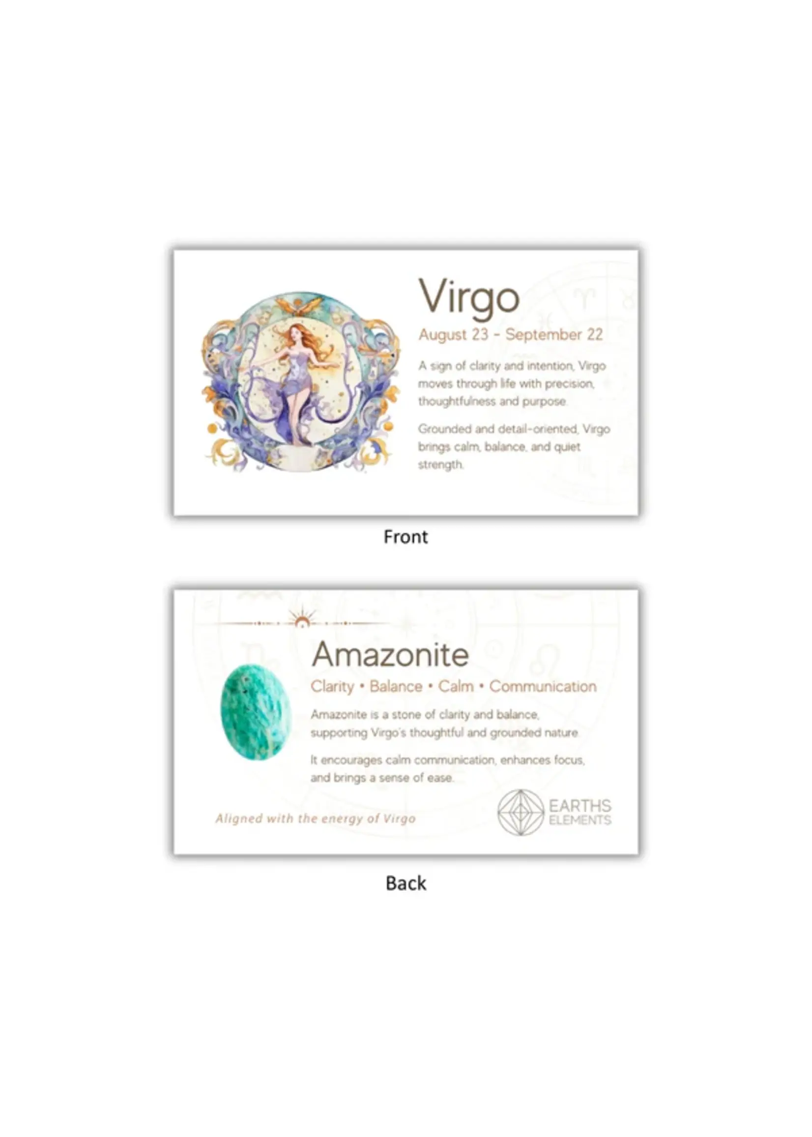 Zodiac Candle Set Virgo