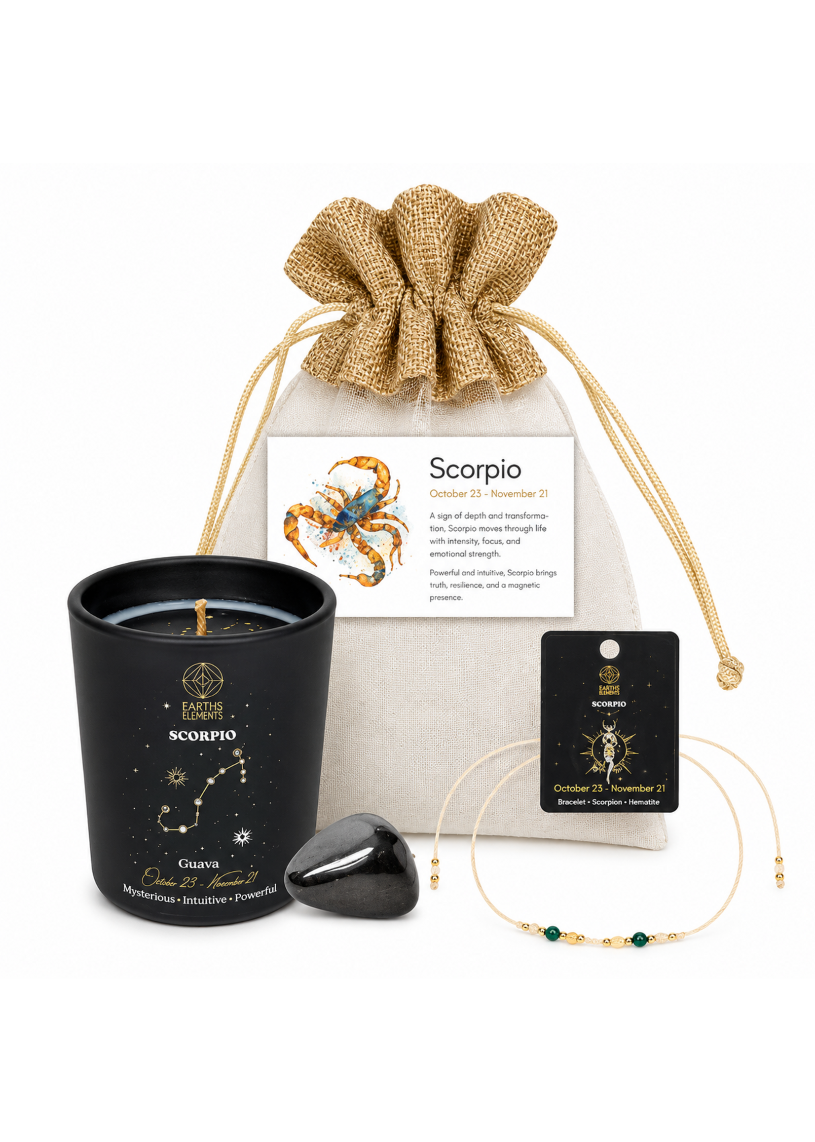 Zodiac Candle Set Scorpio