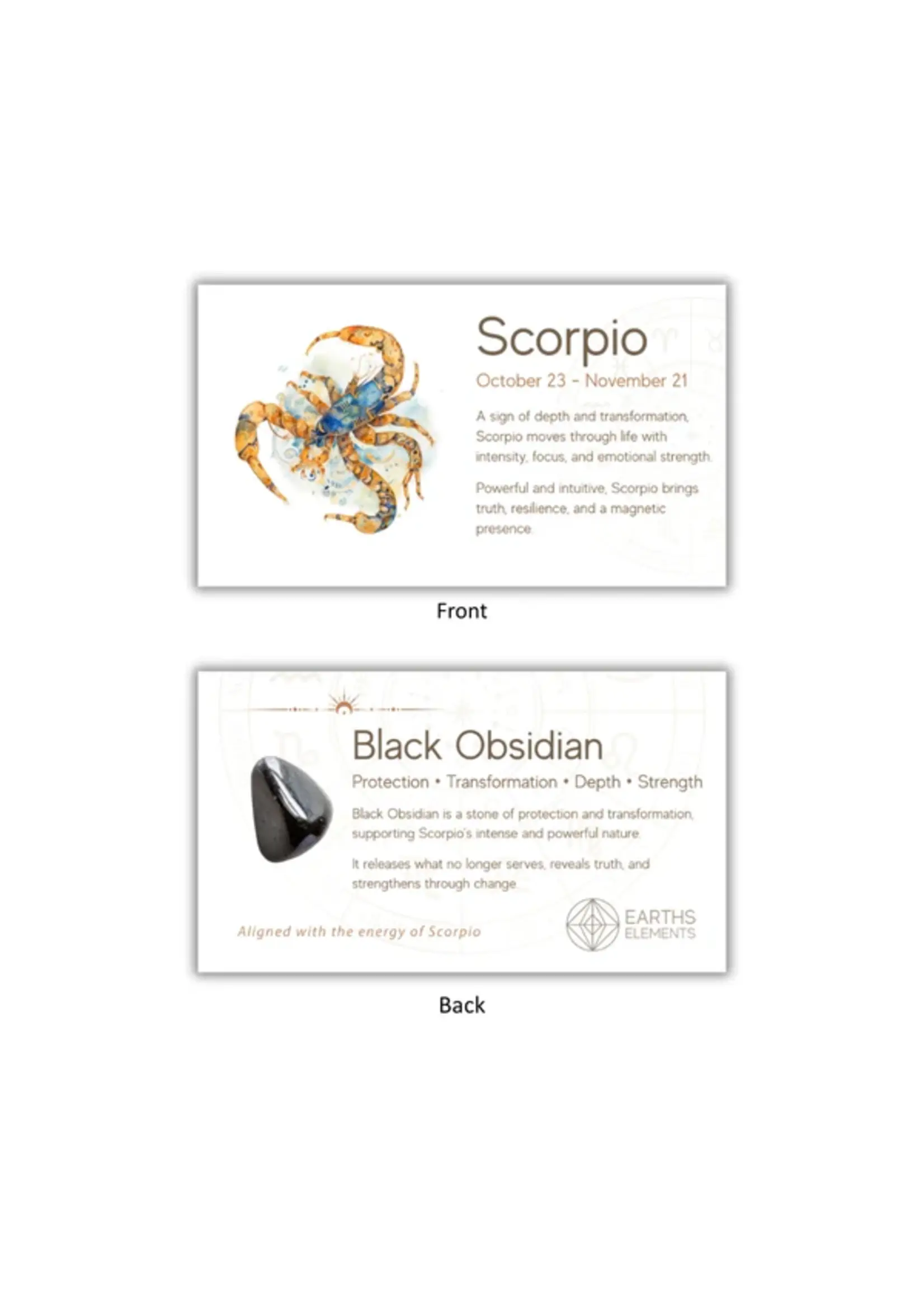 Zodiac Candle Set Scorpio